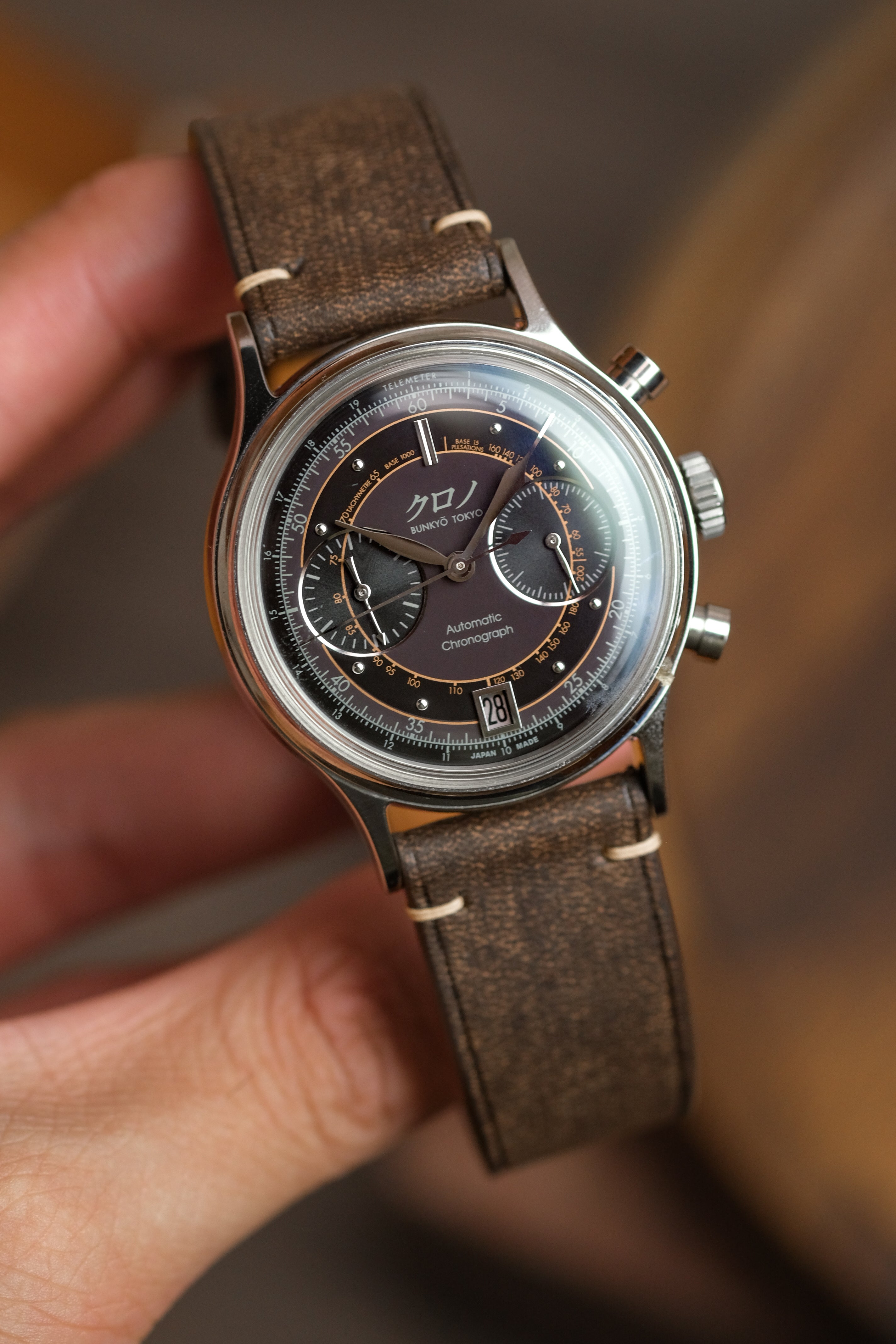 Whiskey Habana (Two-Stitch) Leather Strap - Artisan Straps