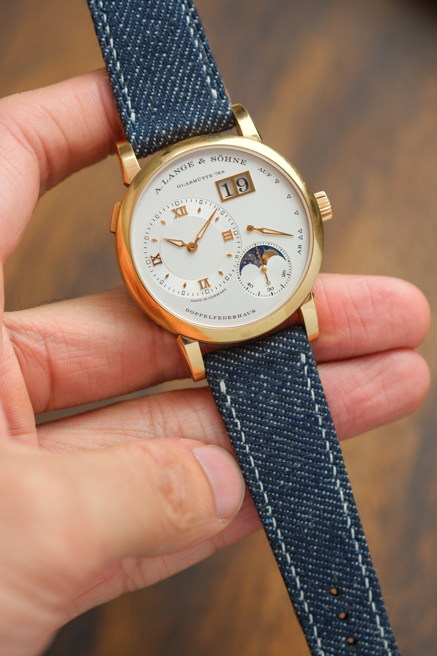 Dark Blue Japanese Denim Strap