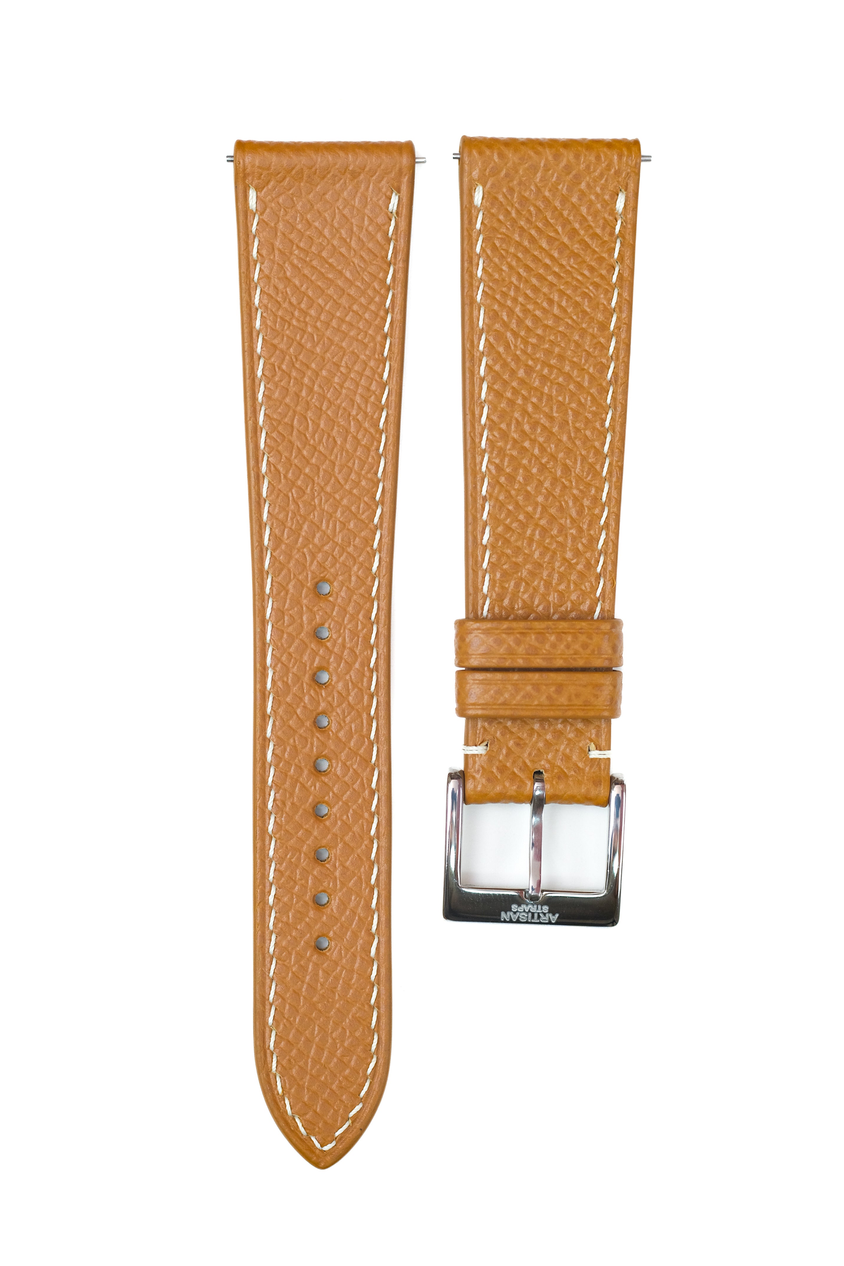 Gold Epsom Leather Strap - Artisan Straps