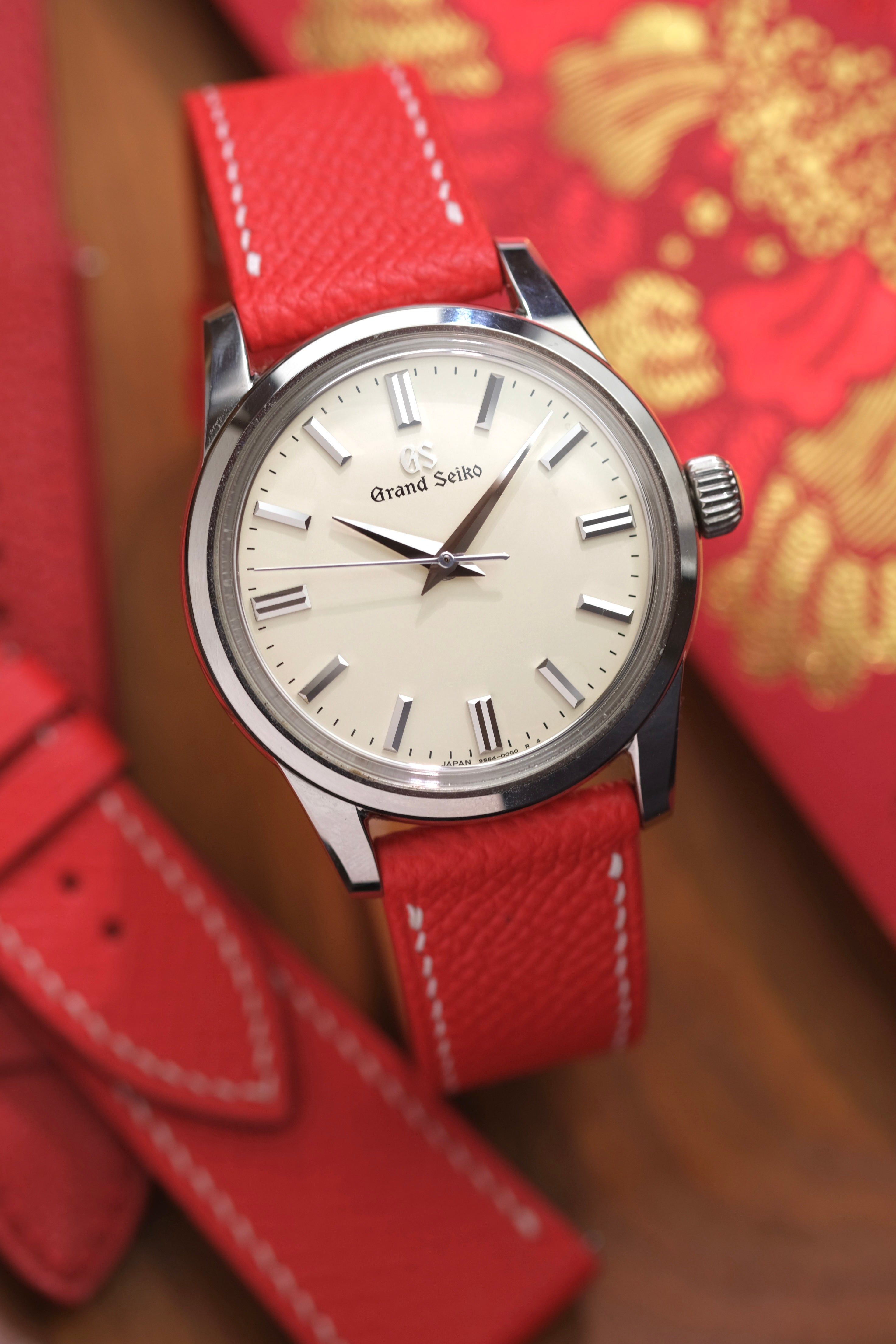Red Epsom Leather Strap - Artisan Straps