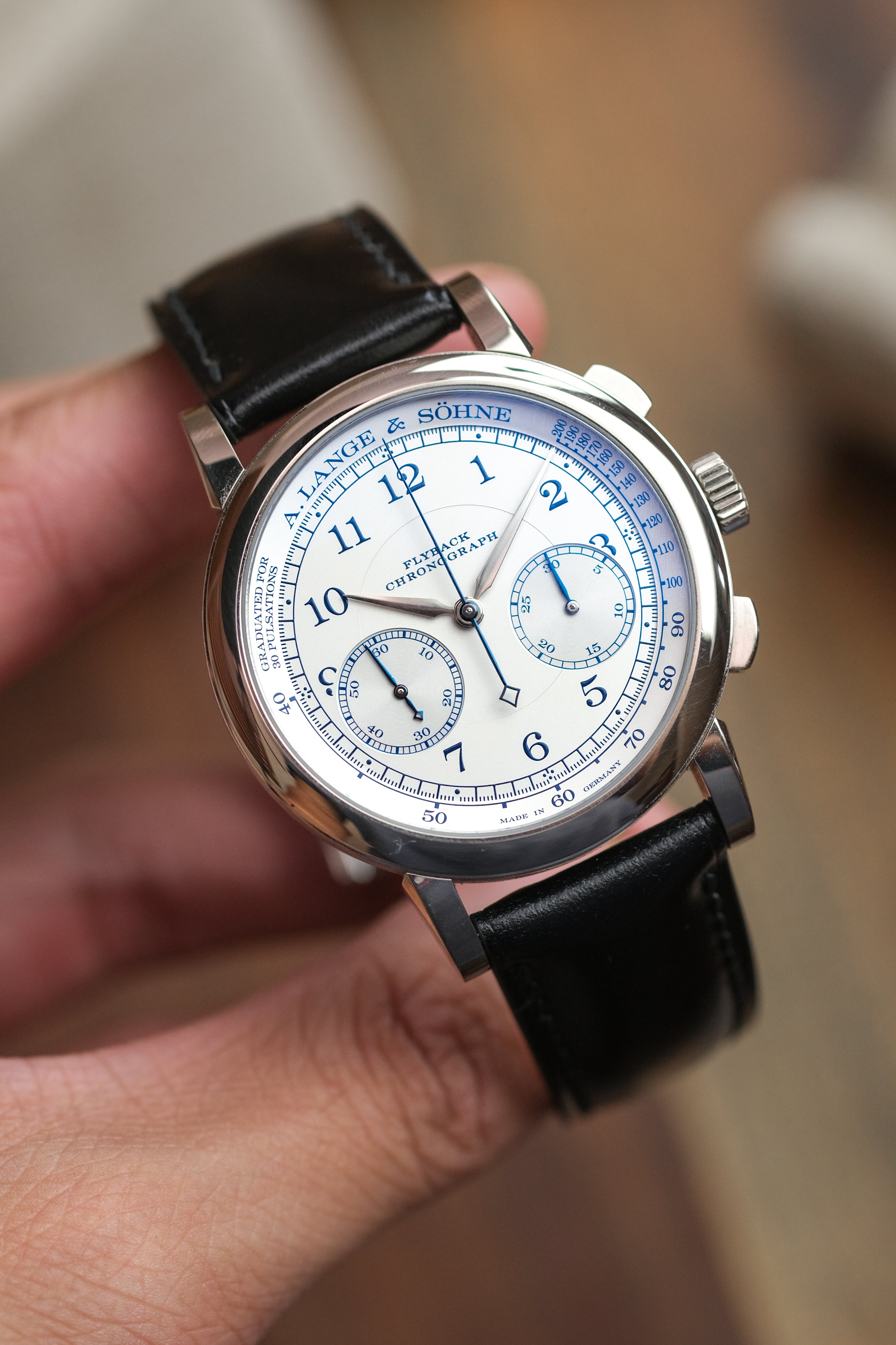 Black Shell Cordovan (Padded) Leather Strap - Artisan Straps