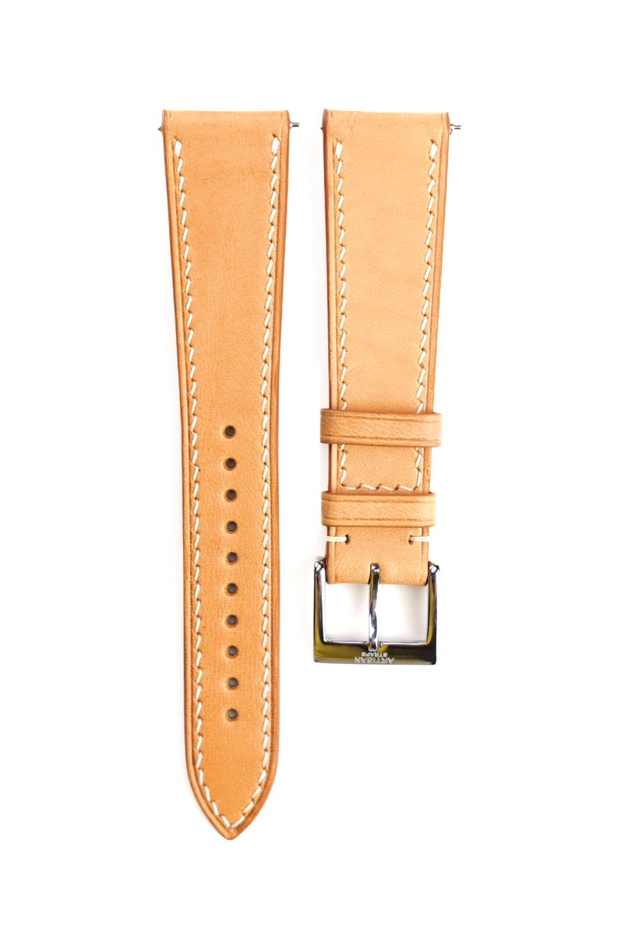 Natural Buttero Leather Strap - Artisan Straps