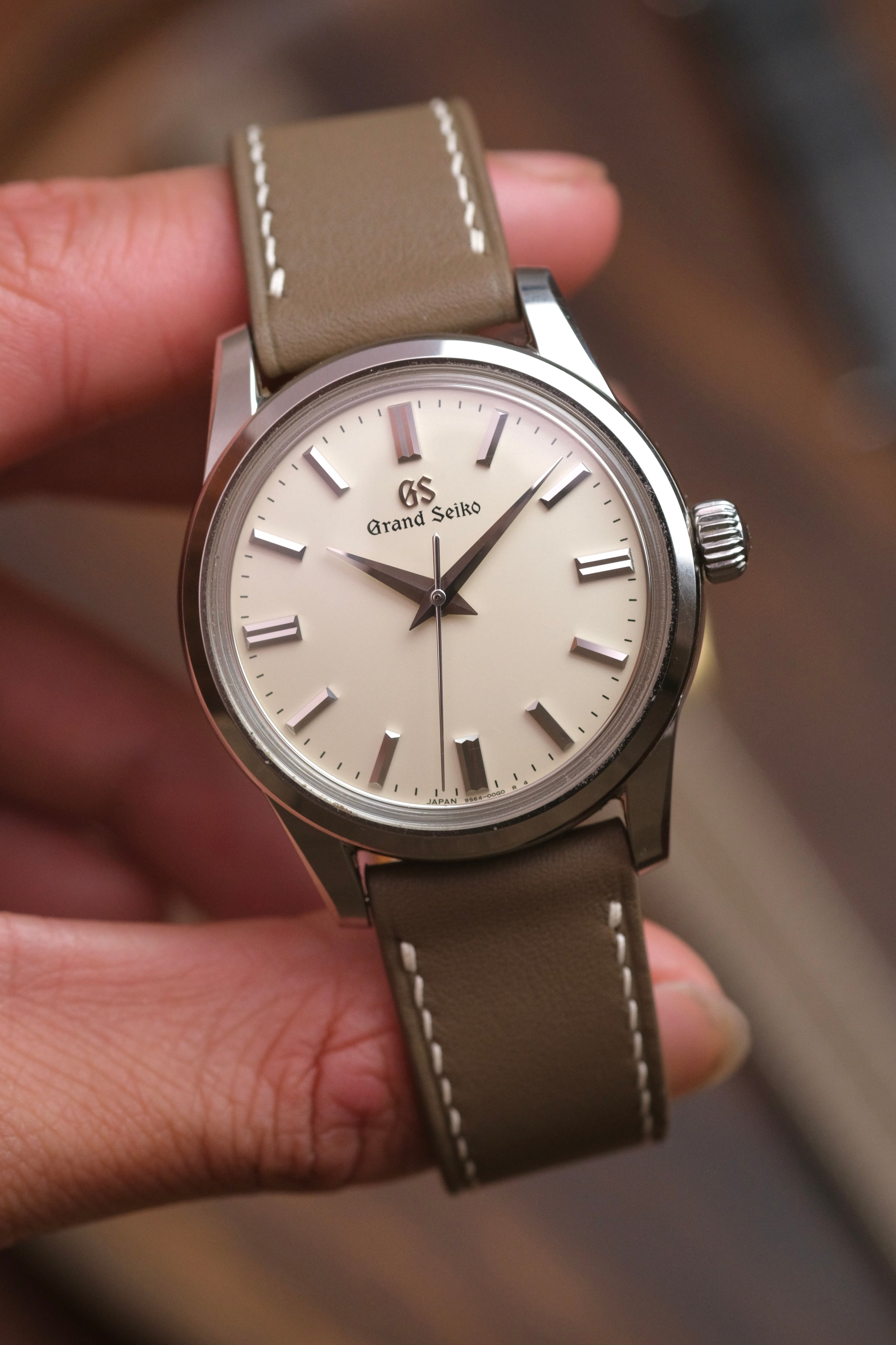 Taupe Swift Leather Strap