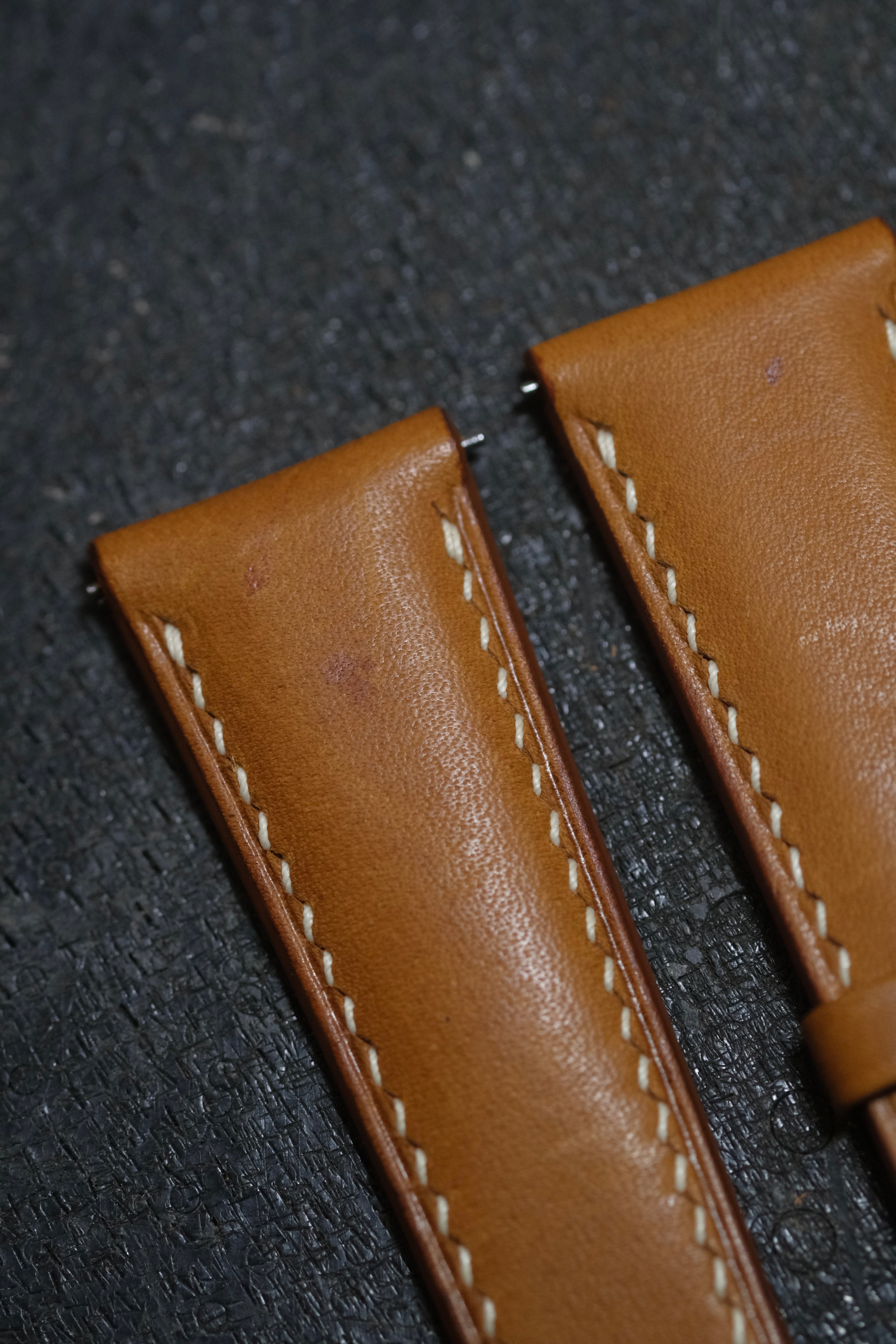 *SECONDS* Tan Novonappa (Padded) Leather Strap - Artisan Straps