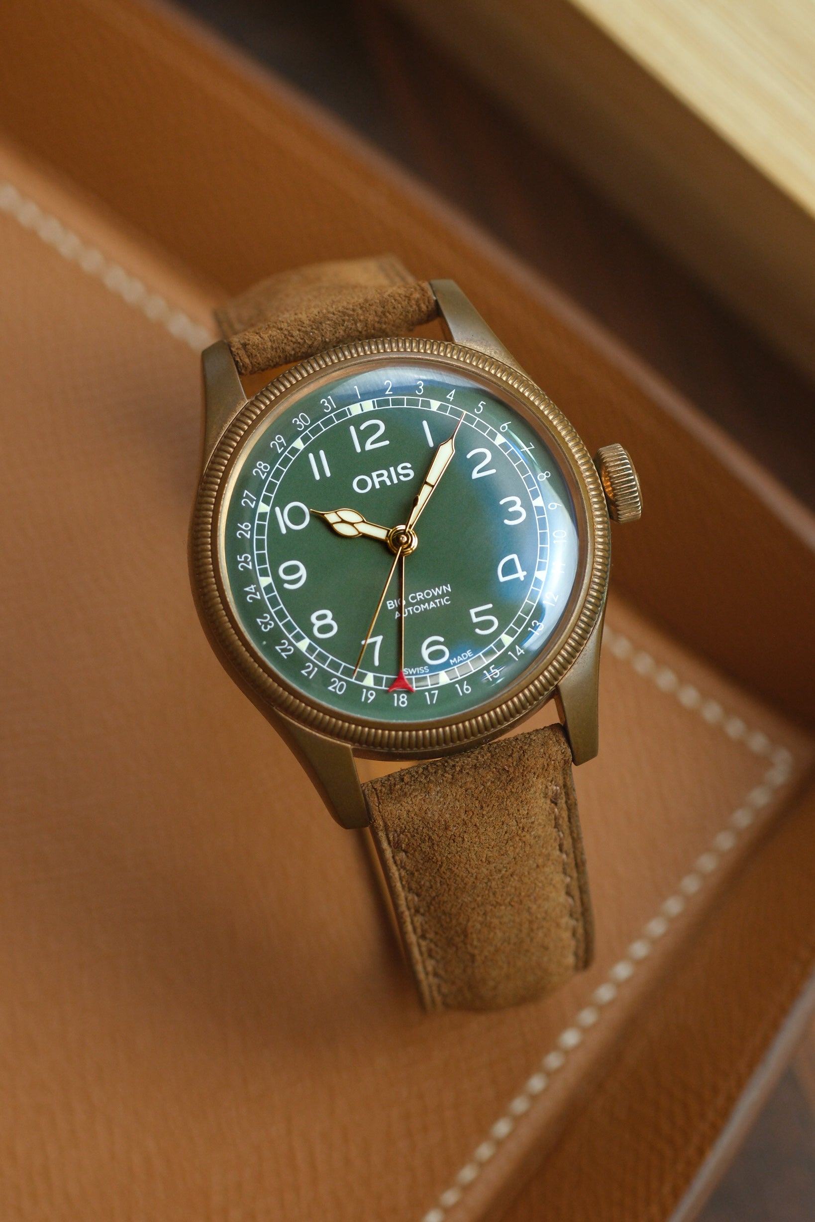 Whiskey Suede (Padded) Leather Strap - Artisan Straps