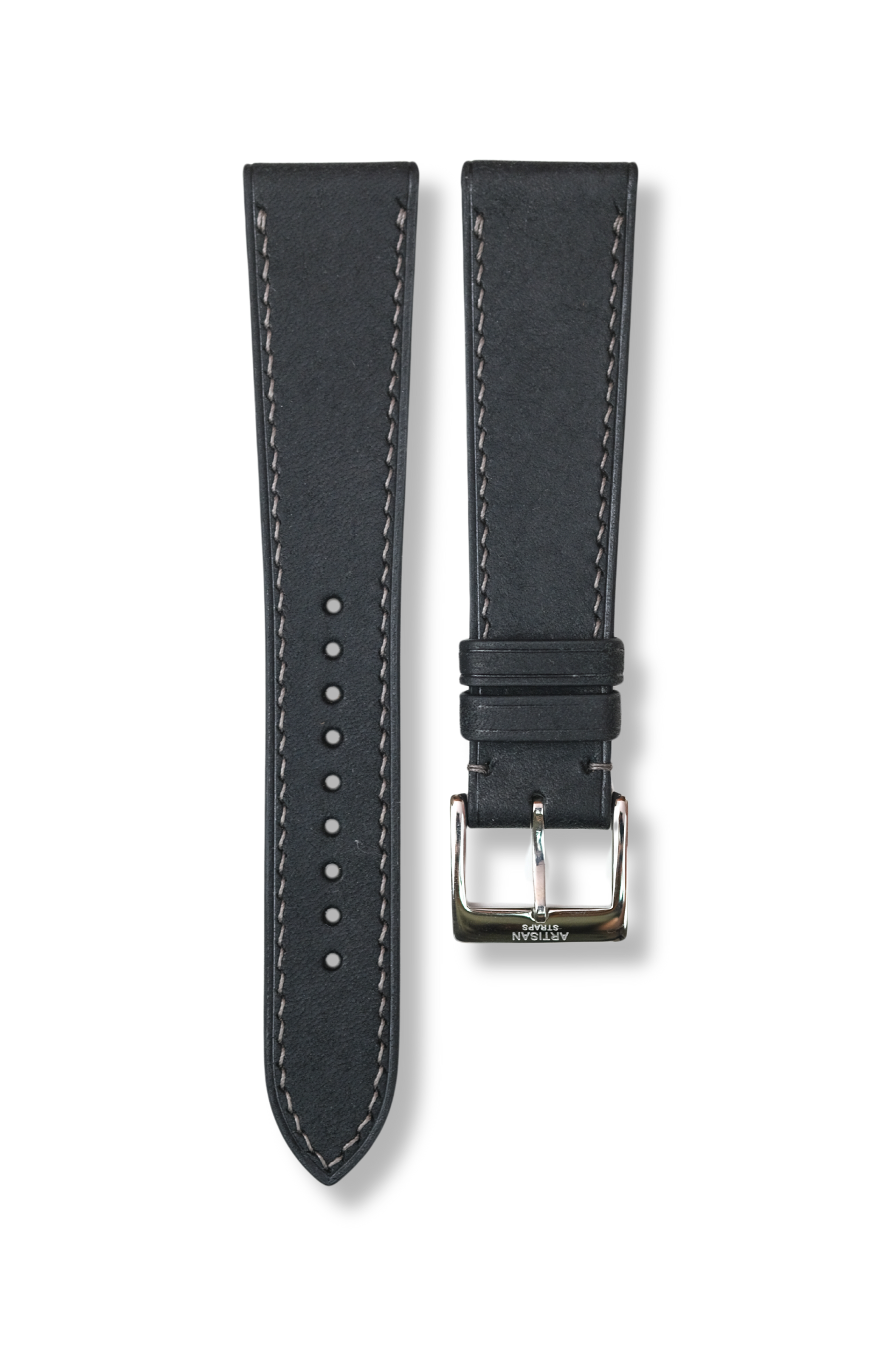 Black Pueblo Leather Strap - Artisan Straps
