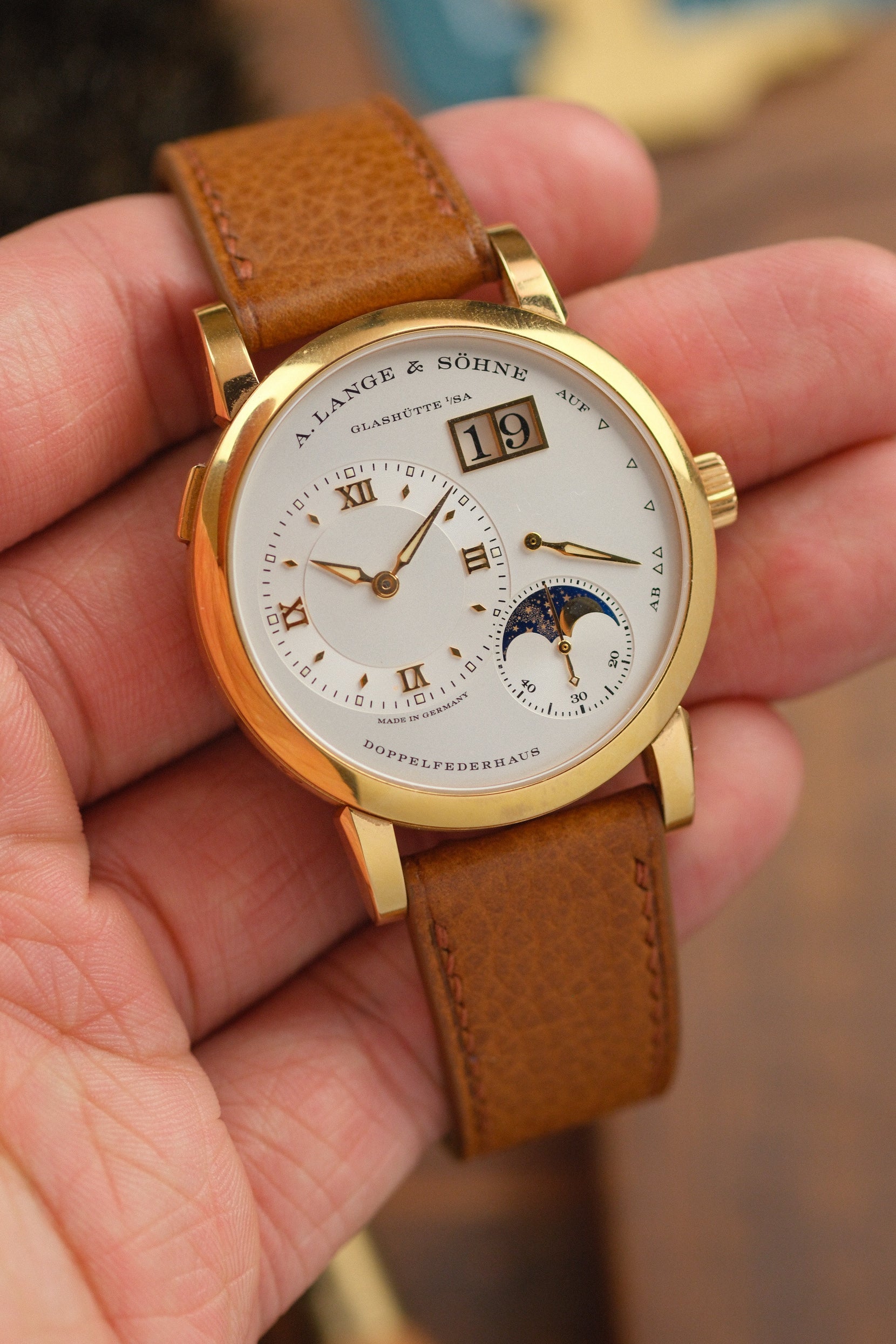 Whiskey Minerva Box Leather Strap - Artisan Straps