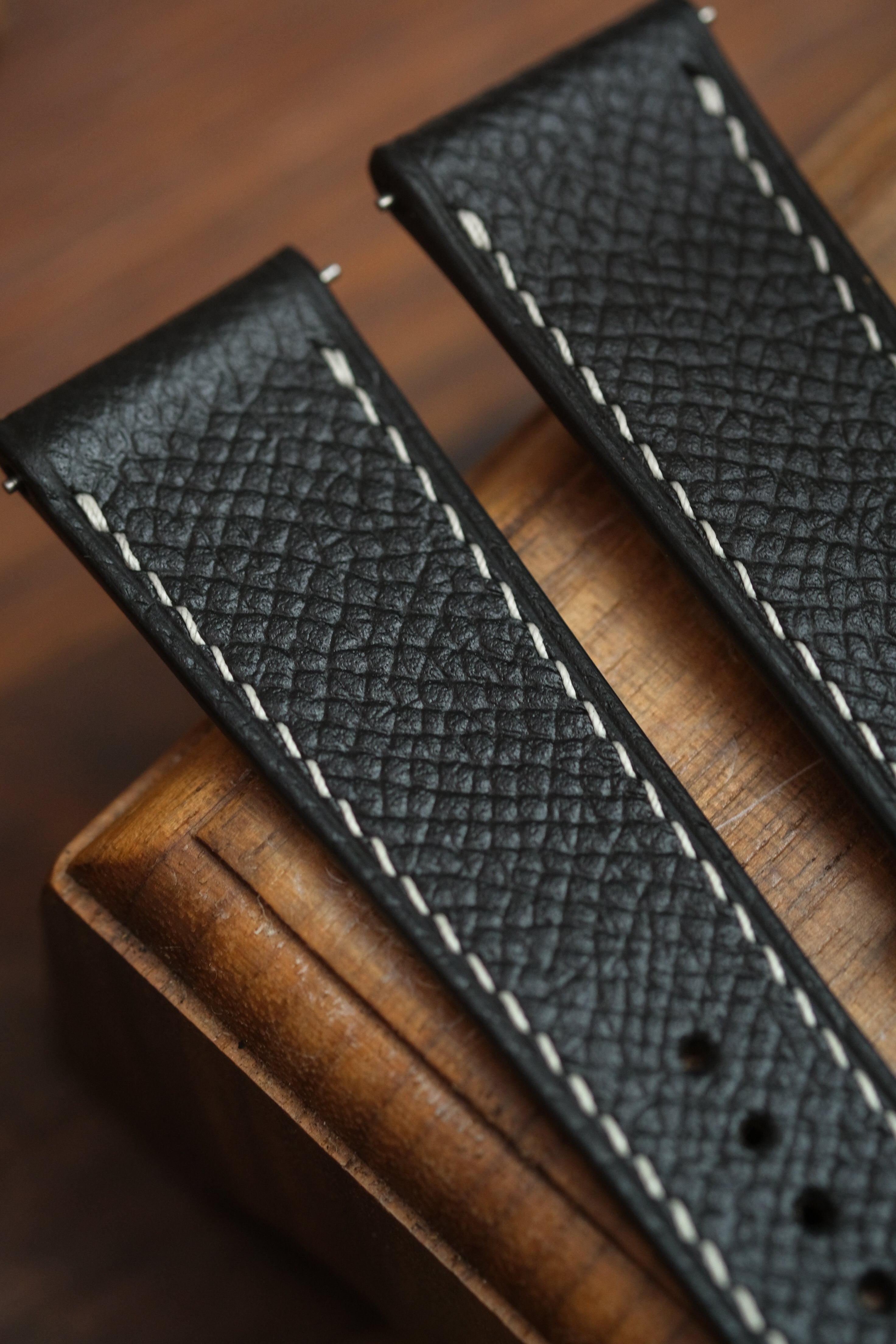 Black Epsom Leather Strap - Artisan Straps