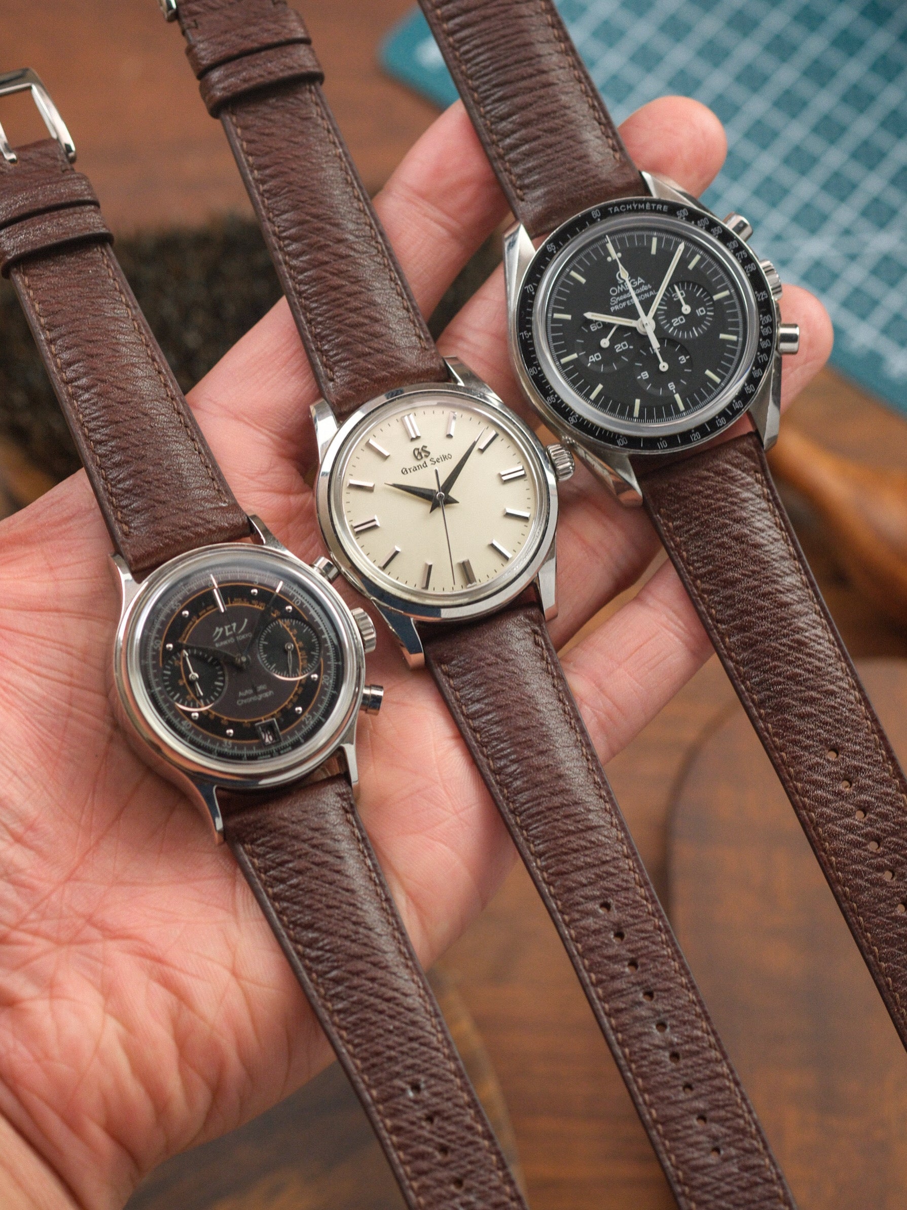 Brown Russian Calf (Padded) Leather Strap (Made-to-Order) - Artisan Straps