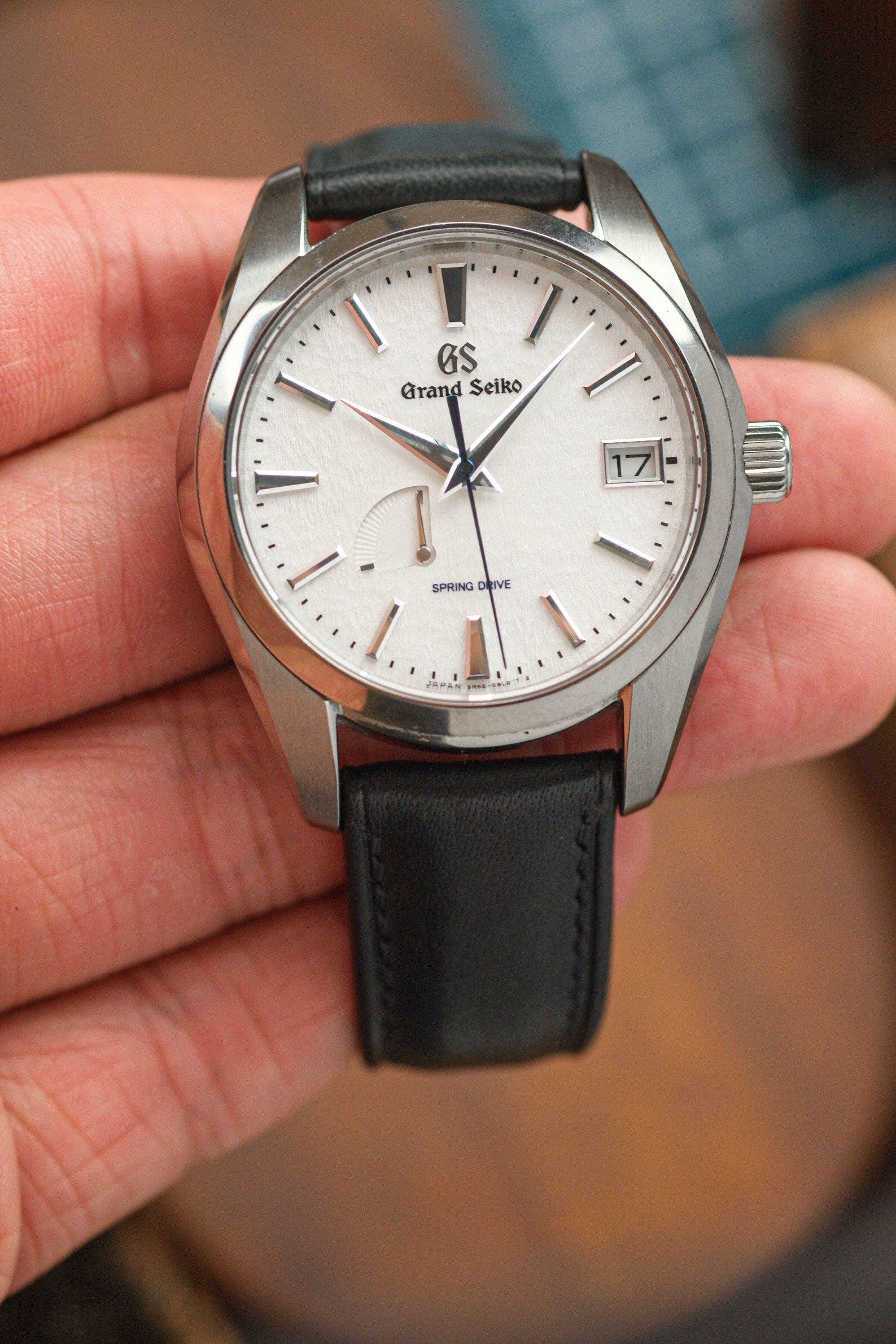 Black Kangaroo (Padded) Leather Strap - Artisan Straps