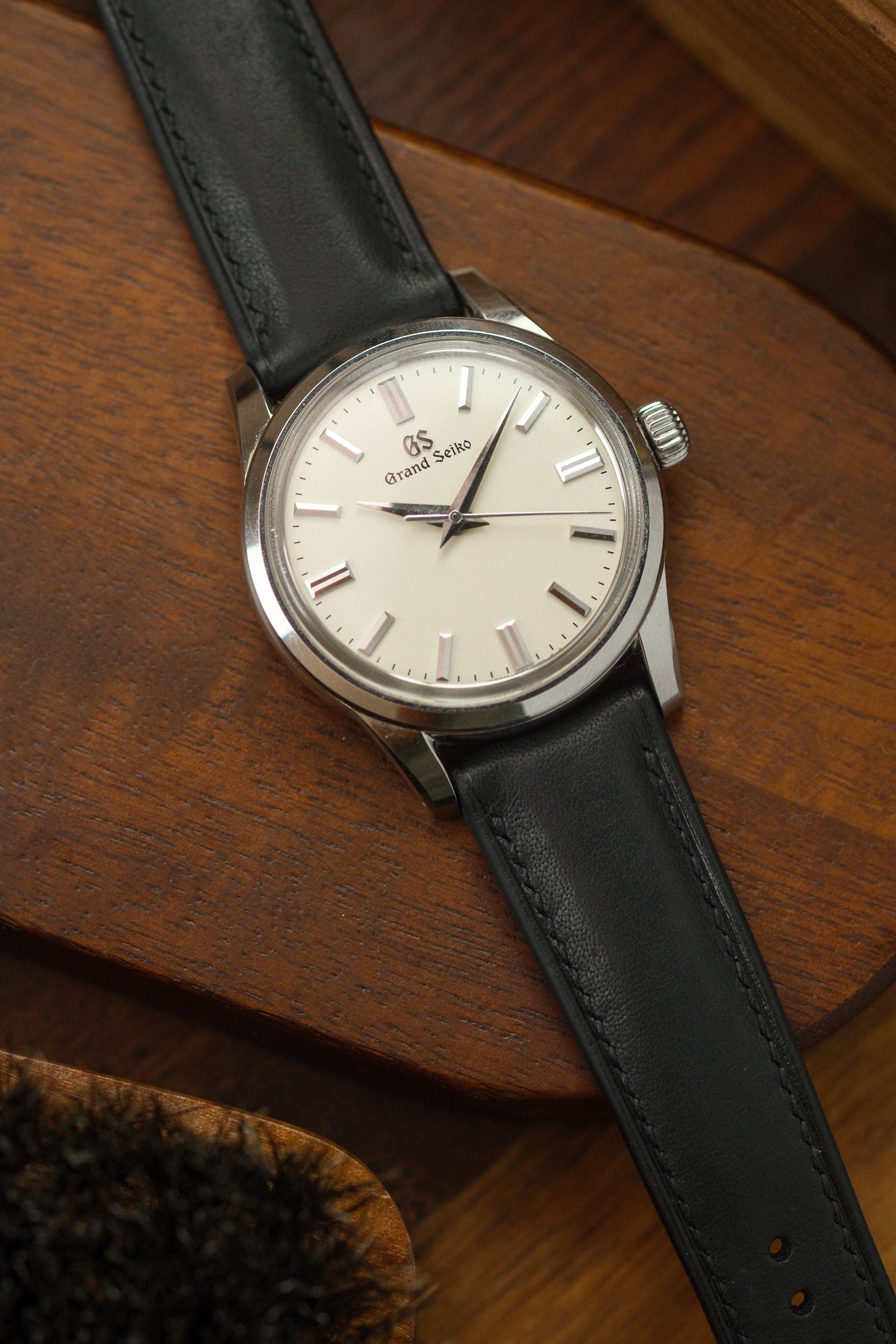 Black Kangaroo (Padded) Leather Strap - Artisan Straps
