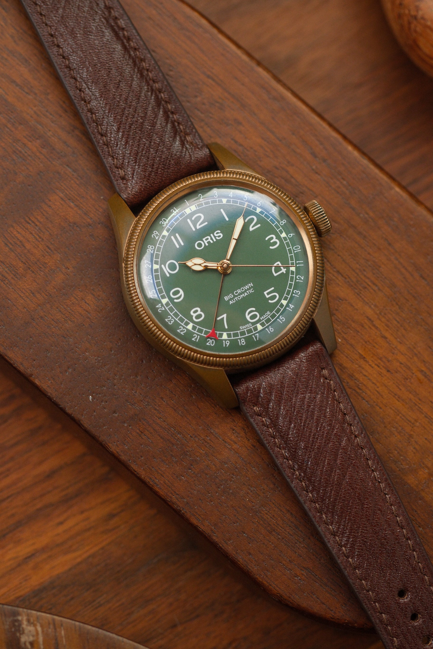 Brown Russian Calf (Padded) Leather Strap (Made-to-Order) - Artisan Straps