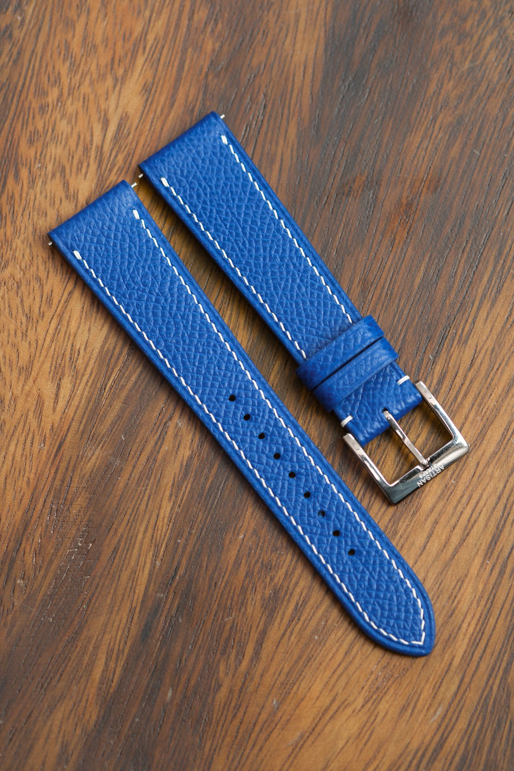 Cobalt Blue Epsom Leather Strap (MTO)