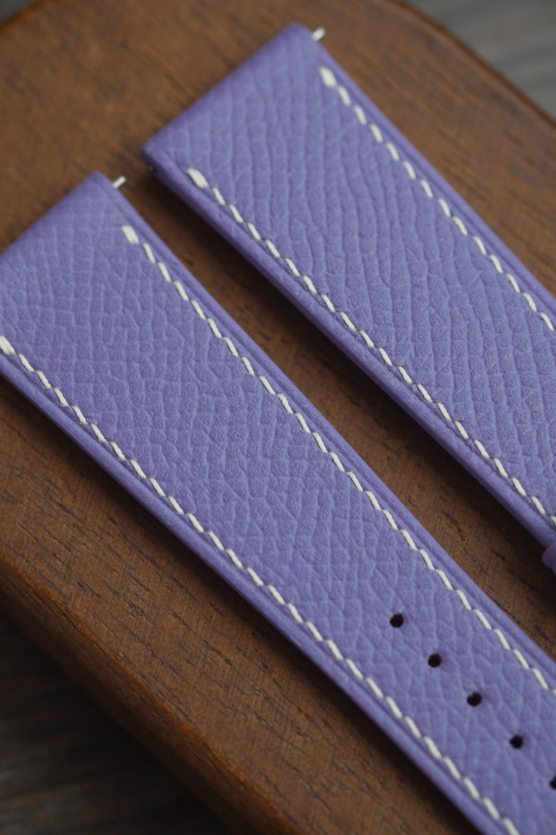 Lavender Epsom Leather Strap