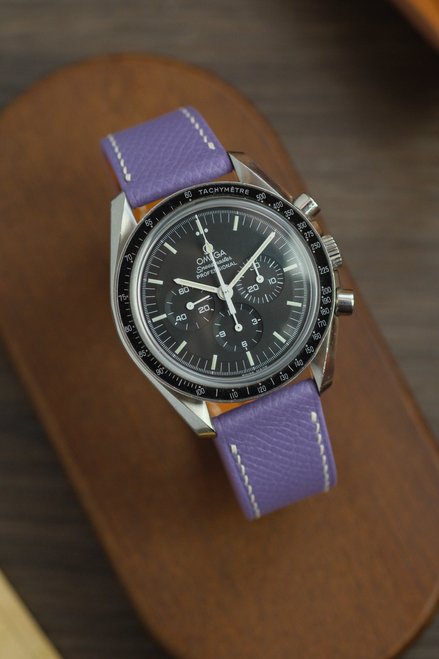 Lavender Epsom Leather Strap