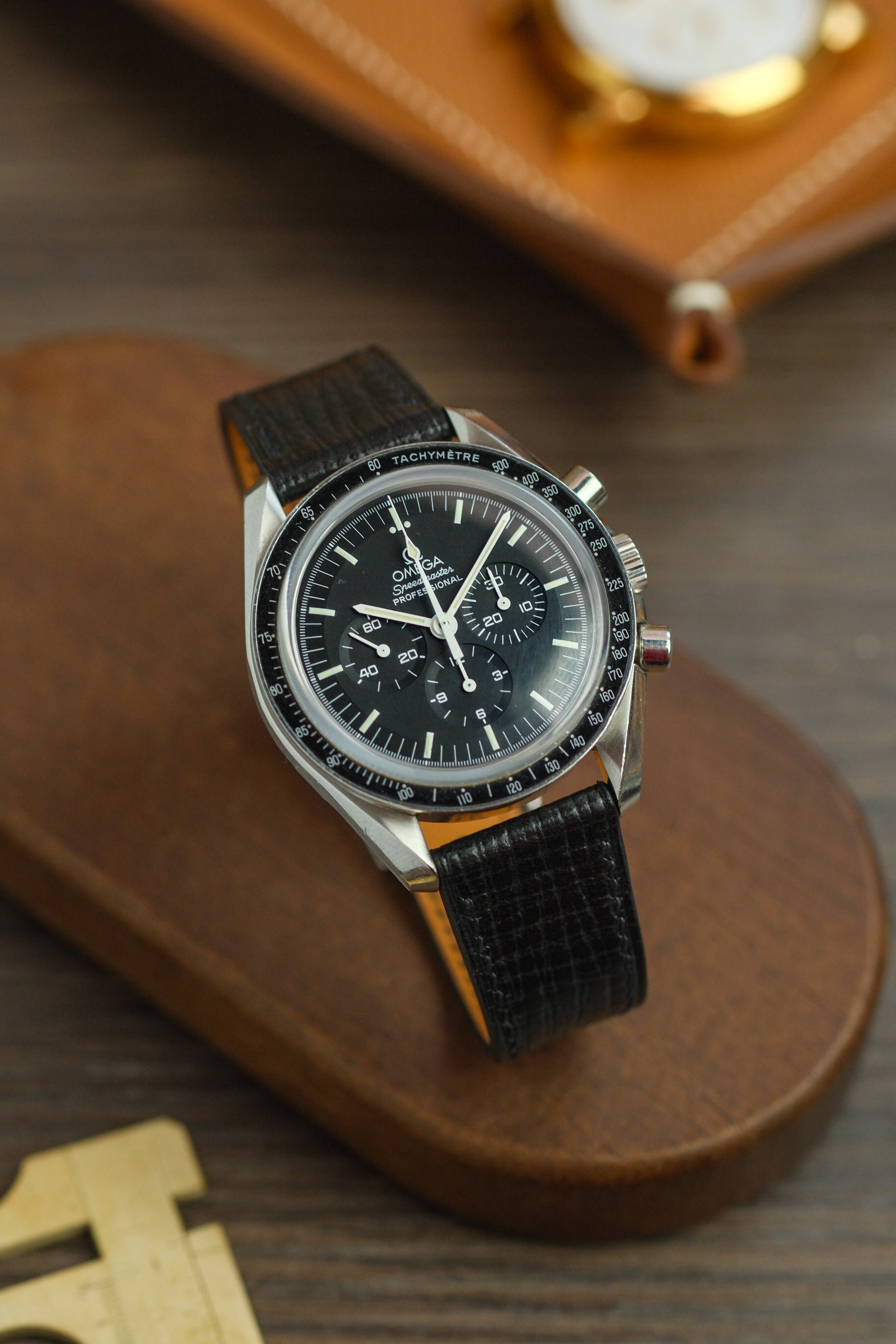 Black Palmer Leather Strap - Artisan Straps