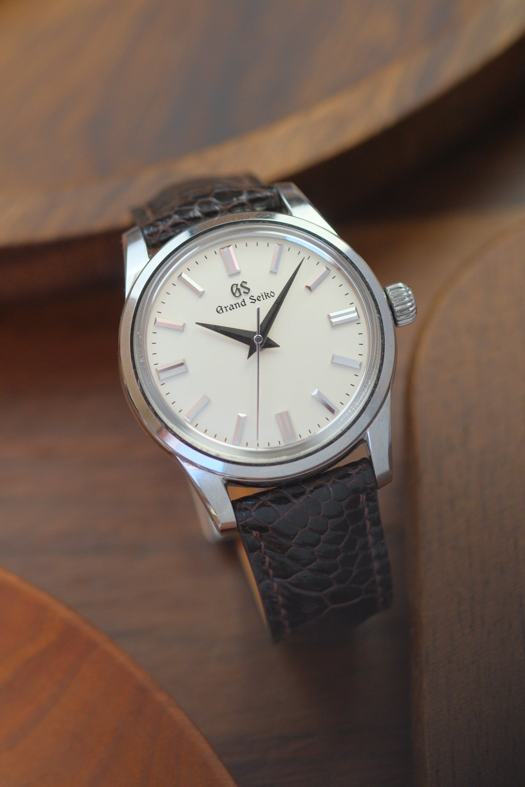 Dark Brown Ostrich Leg Leather Strap - Artisan Straps