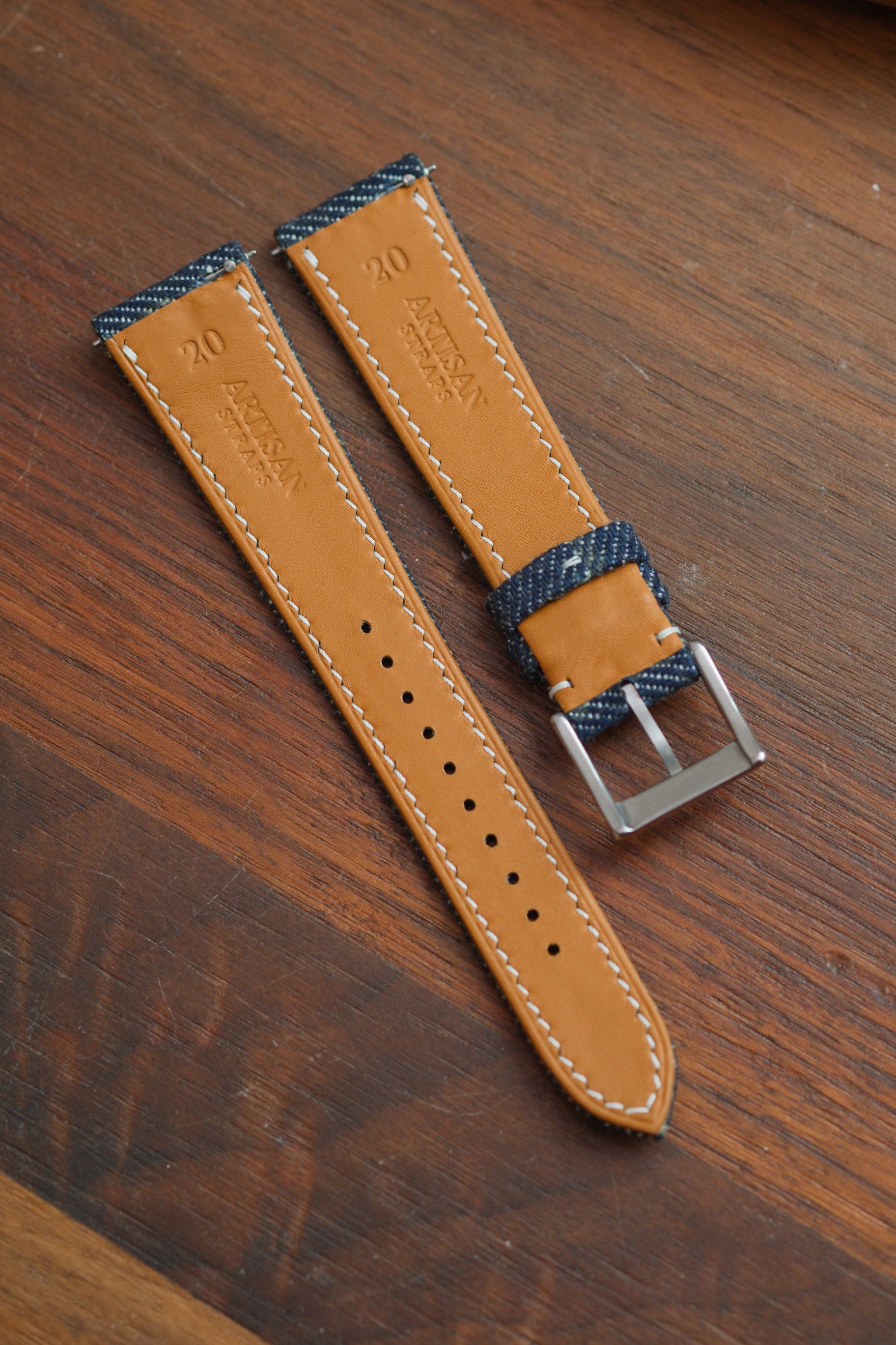 Dark Blue Japanese Denim Strap