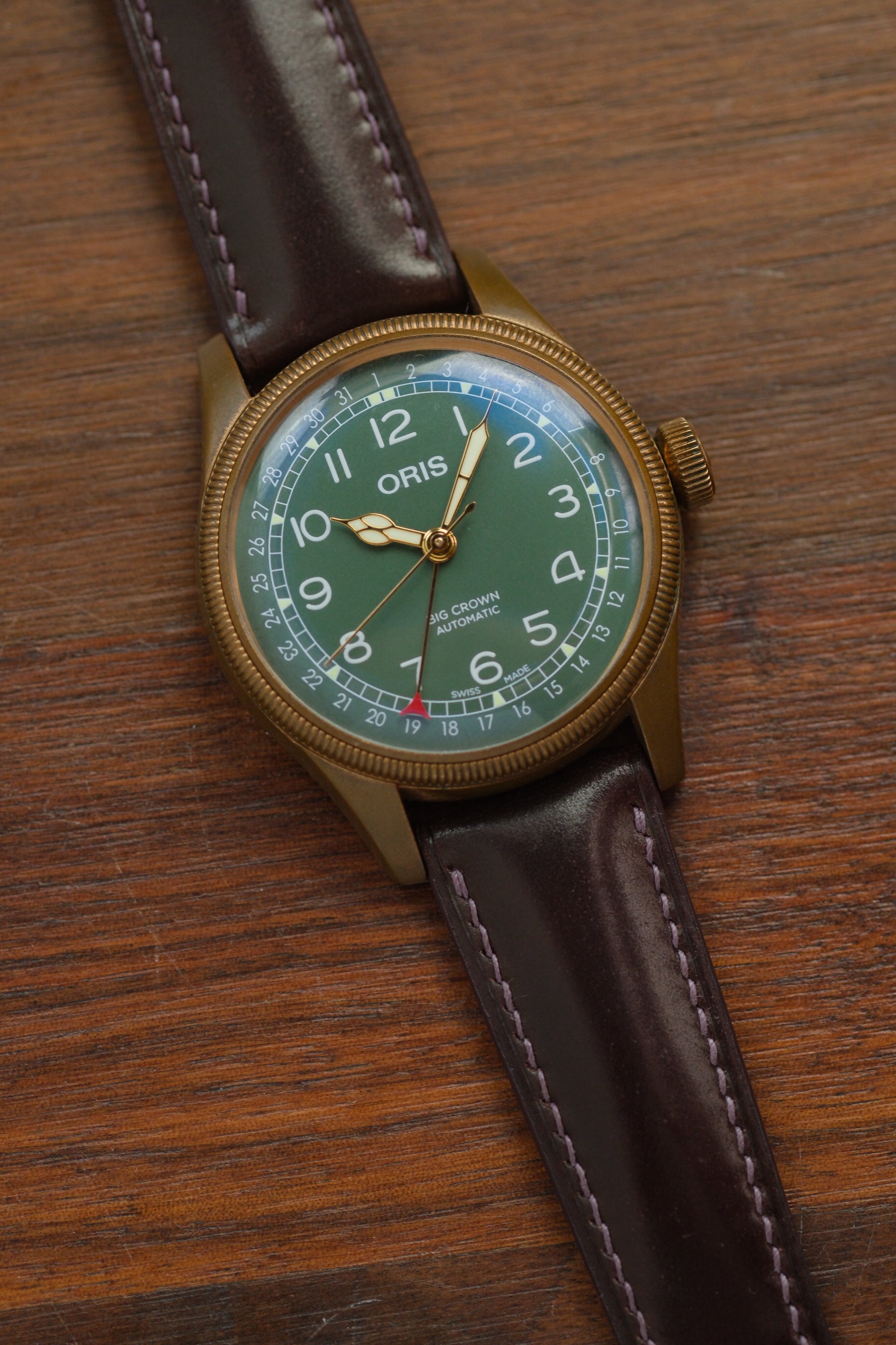 Colour 8 Horween Shell Cordovan (Padded) Leather Strap - Artisan Straps