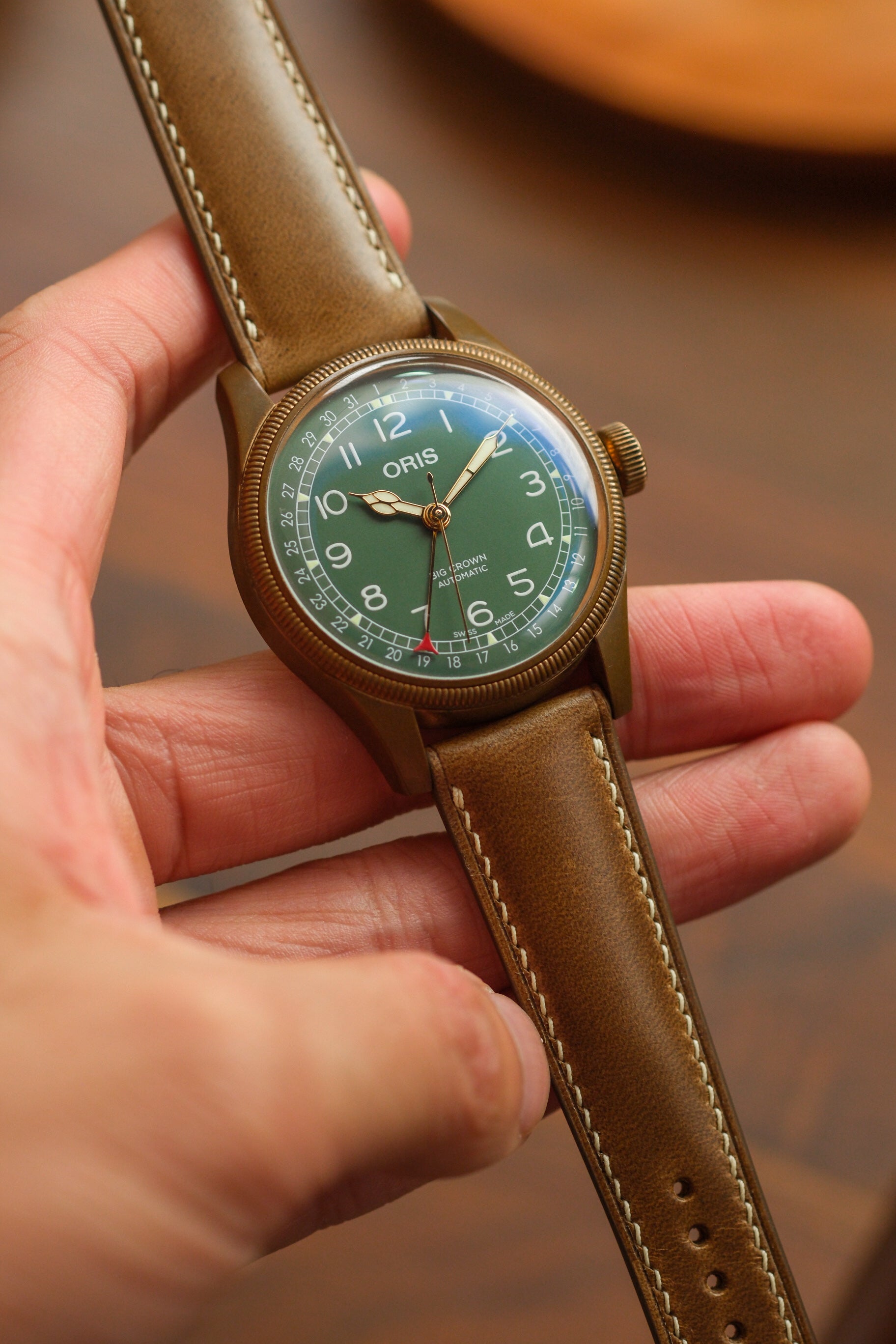 Natural Chromexcel (Padded) Leather Strap - Artisan Straps