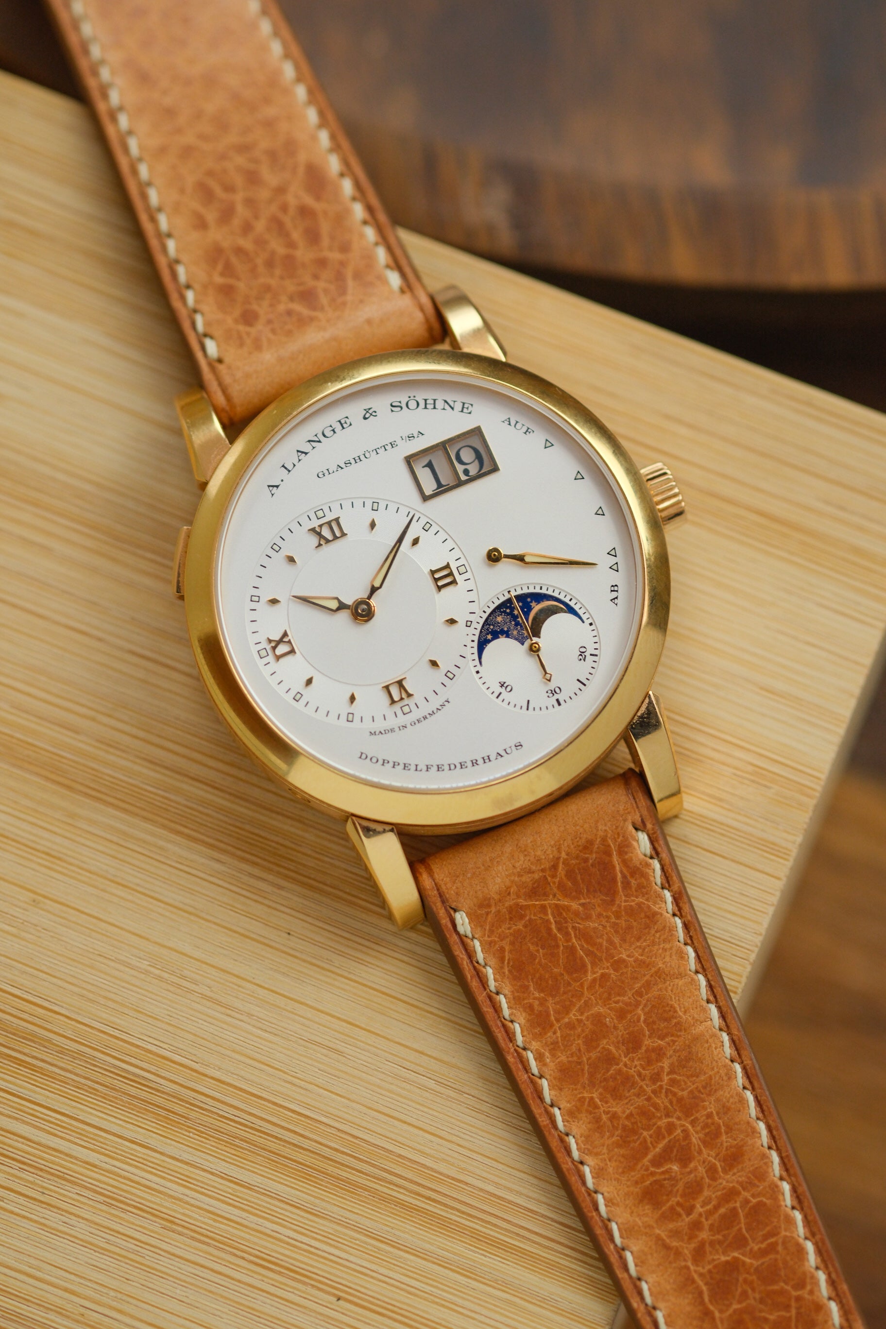 Natural Italian Waxy Leather Strap - Artisan Straps