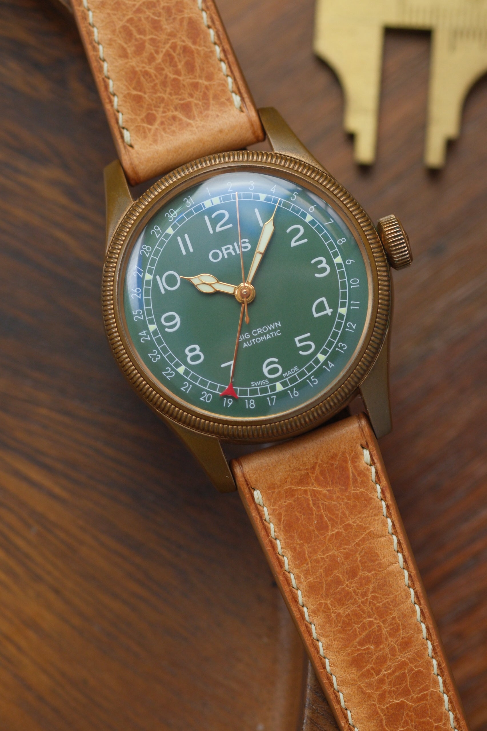 Natural Italian Waxy Leather Strap - Artisan Straps