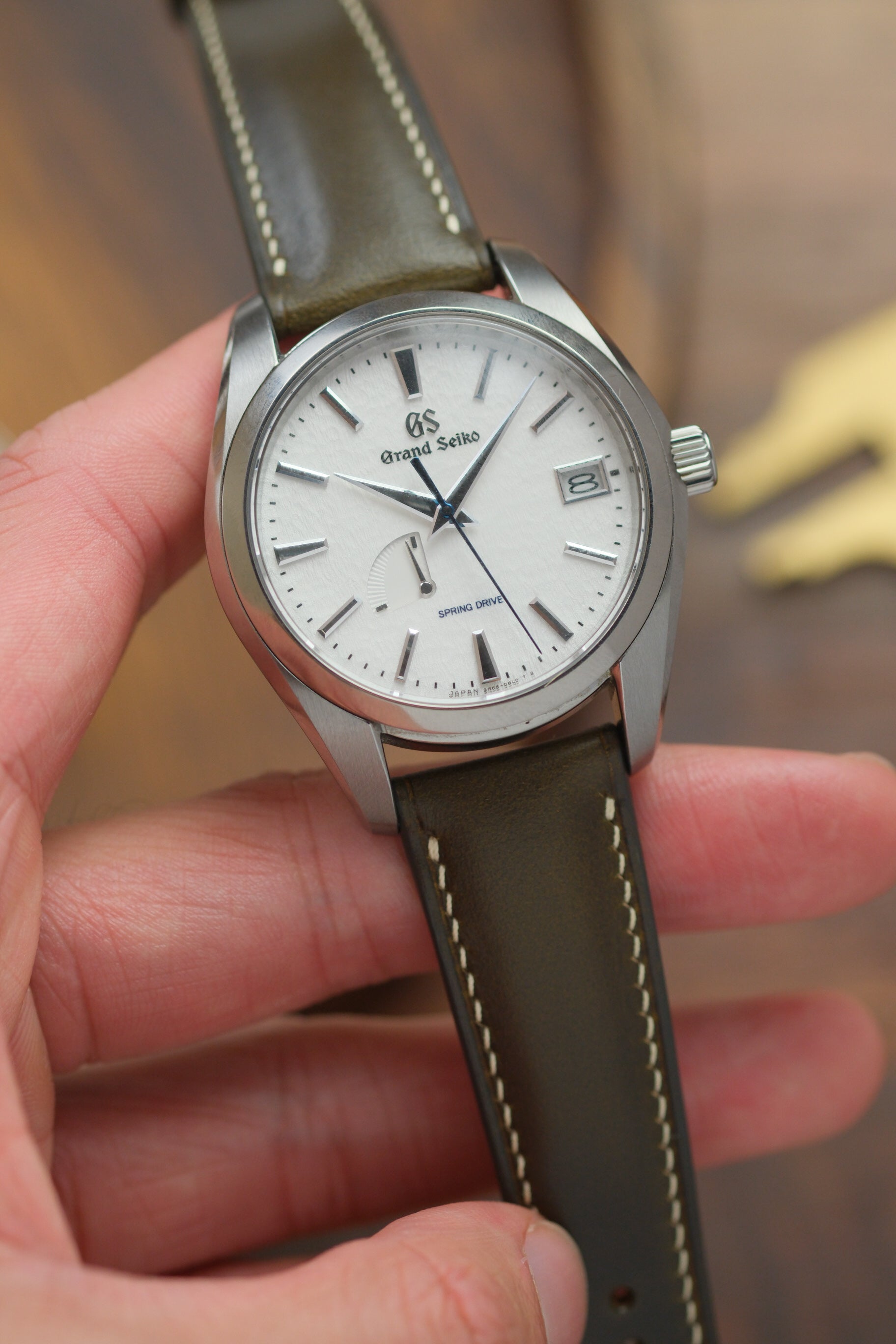 Dark Olive Horween Chromexcel (Padded) Leather Strap