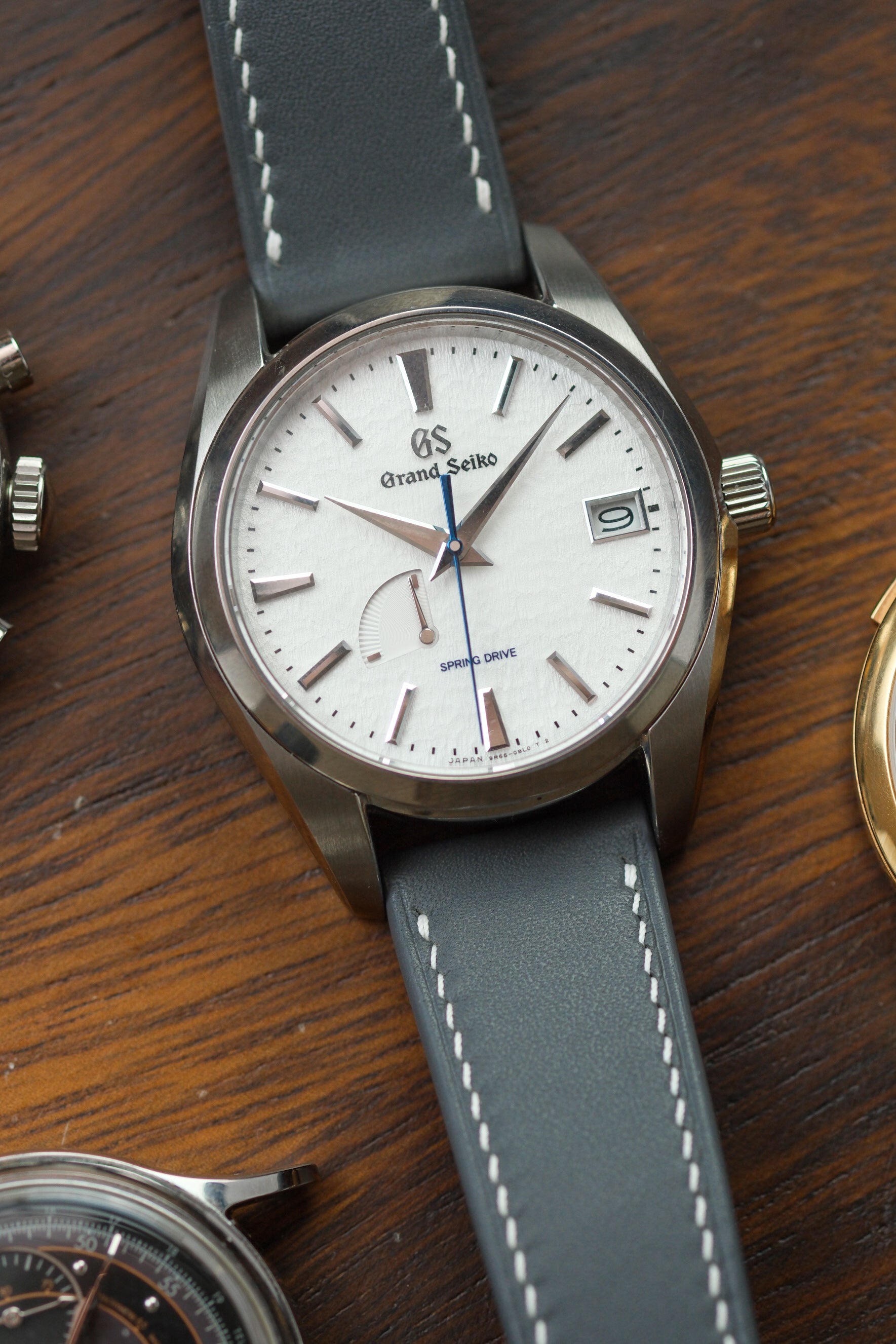 Grey Baranil Leather Strap - Artisan Straps