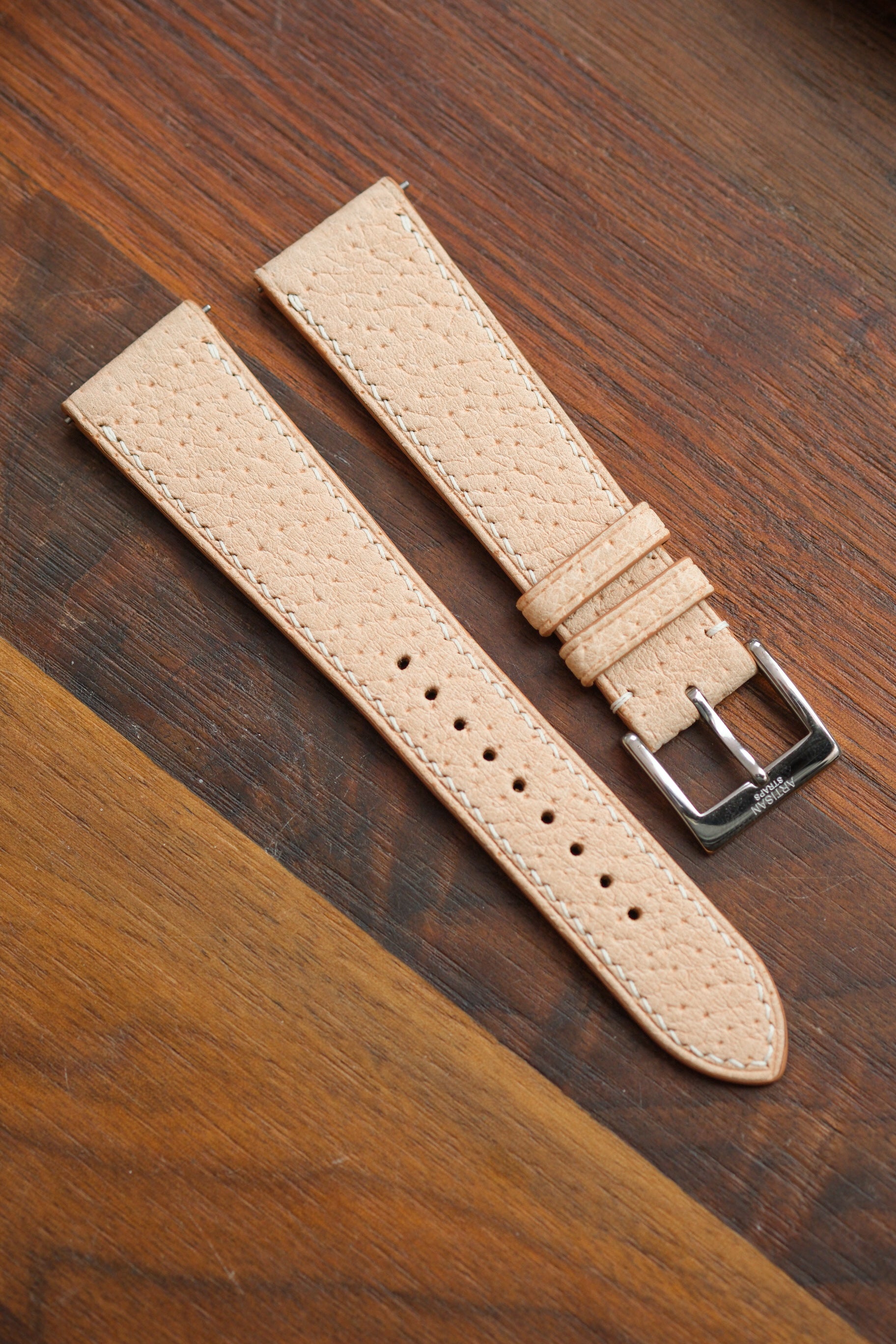 Natural Pigskin Leather Strap