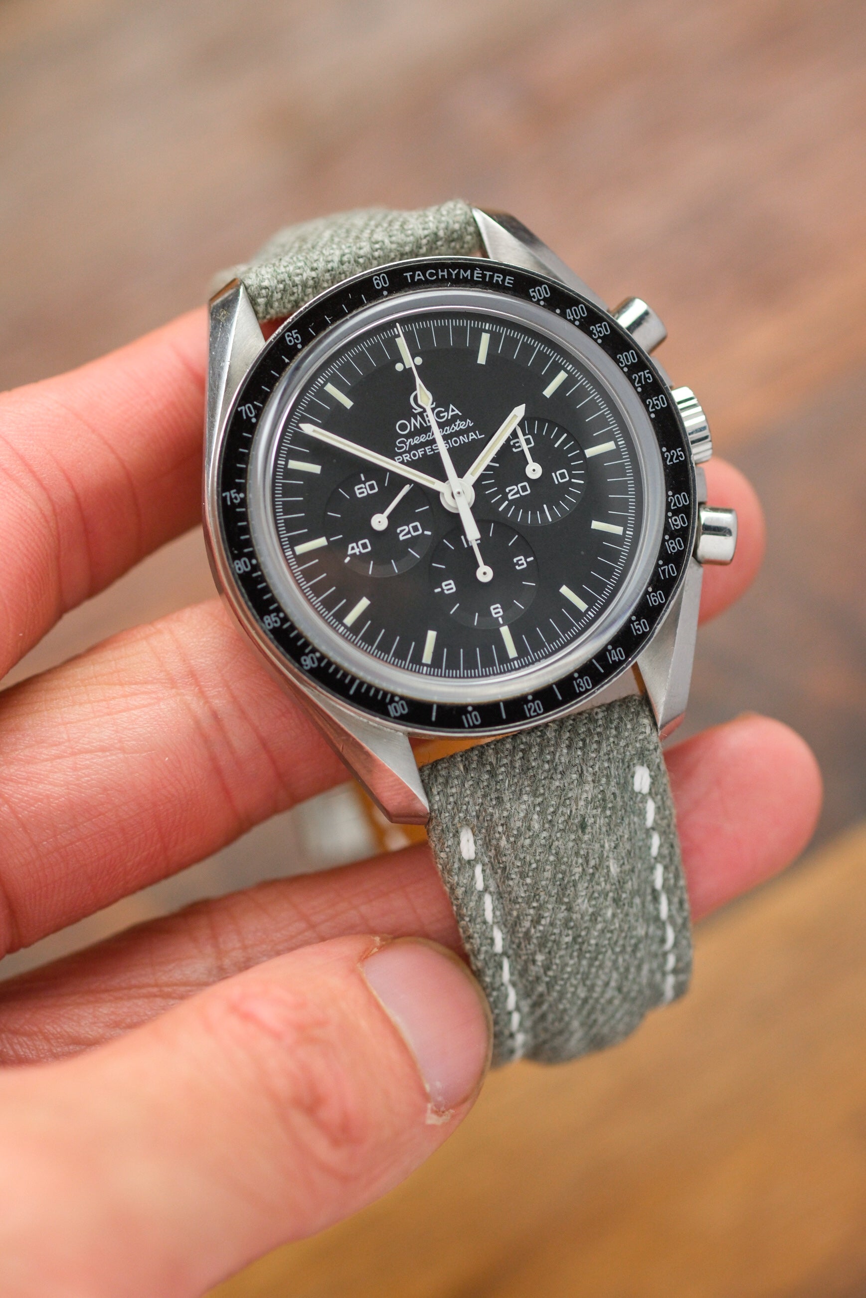 Grey Japanese Denim Strap