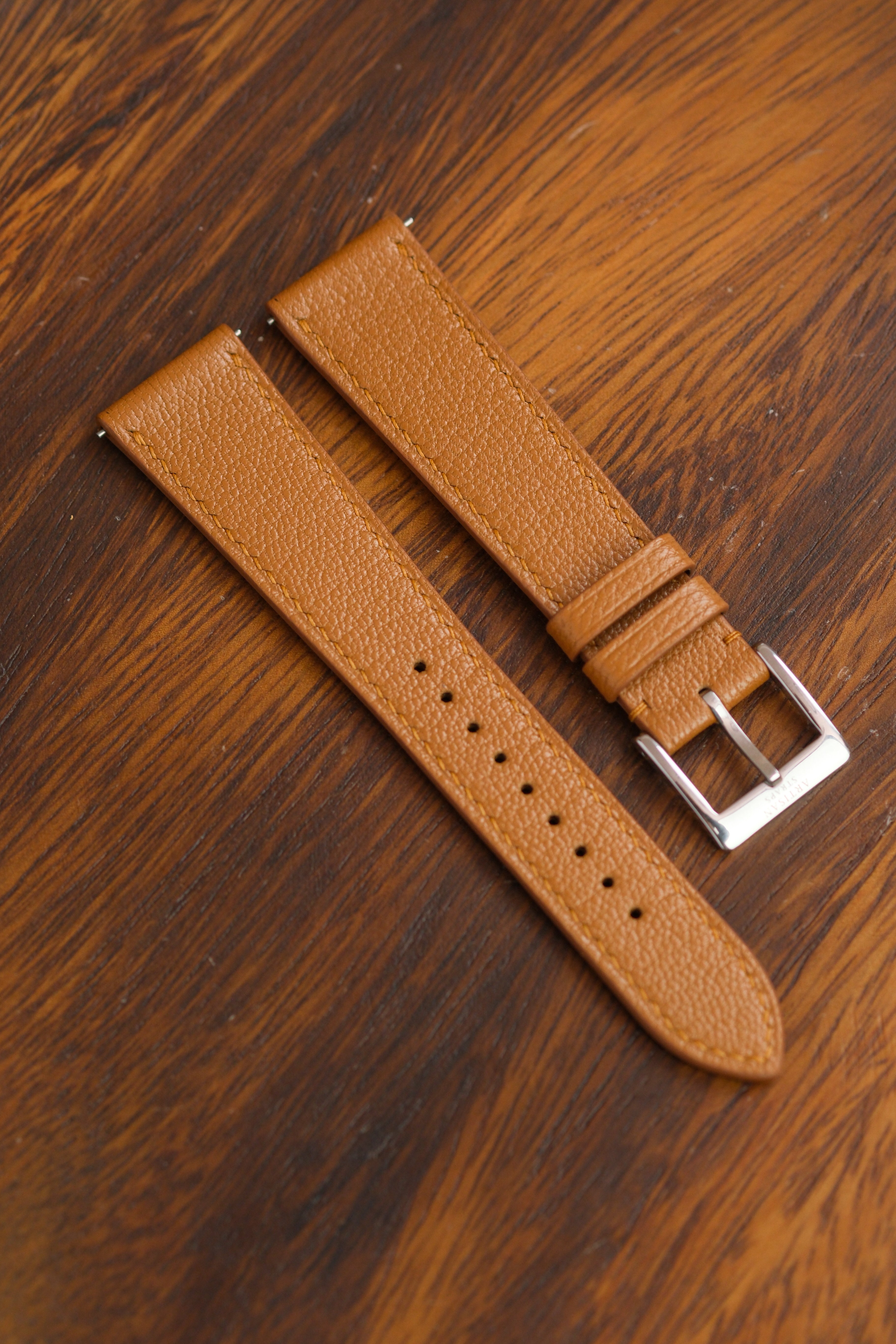 Tan Chèvre Leather Strap - Artisan Straps