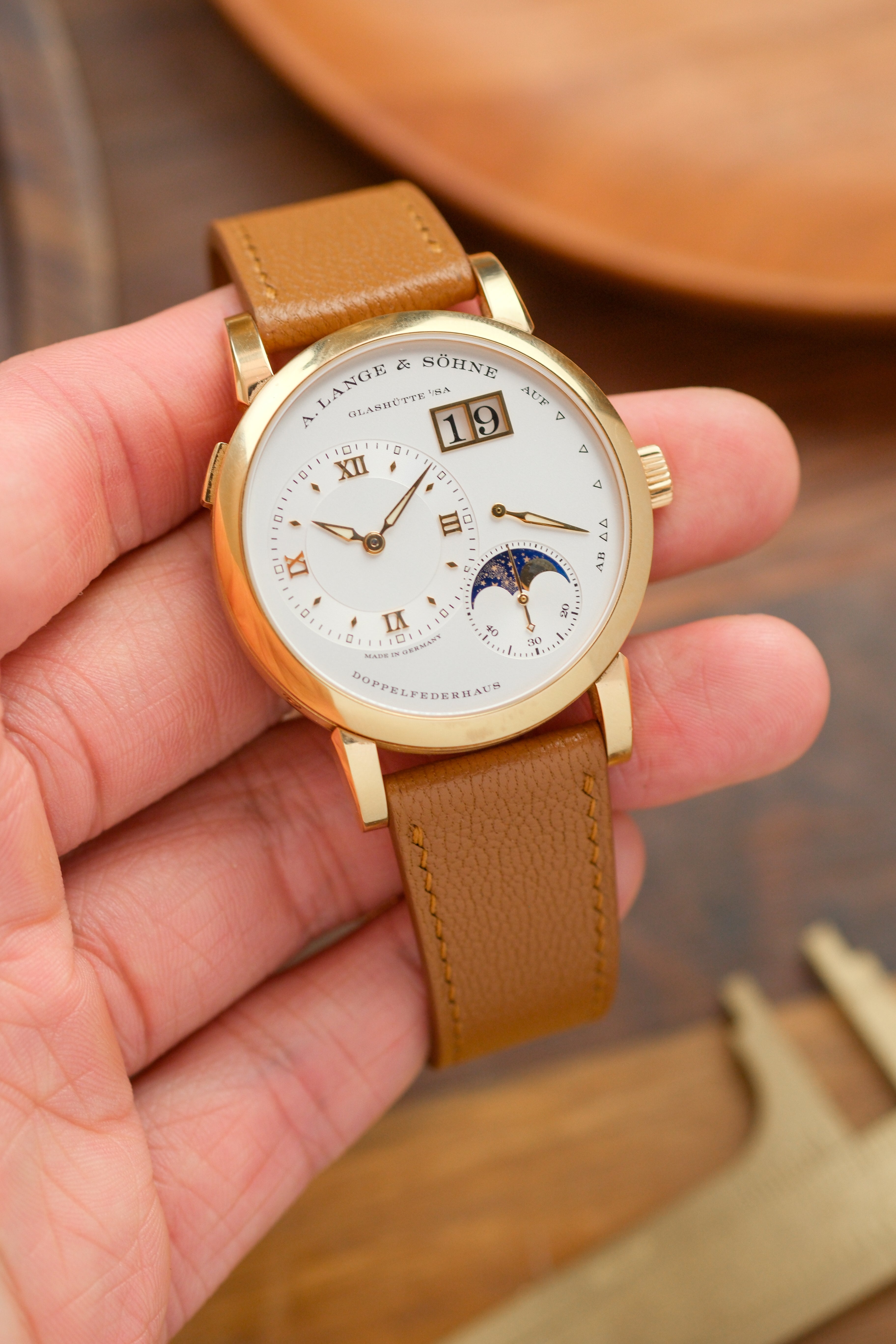 Tan Chèvre Leather Strap - Artisan Straps