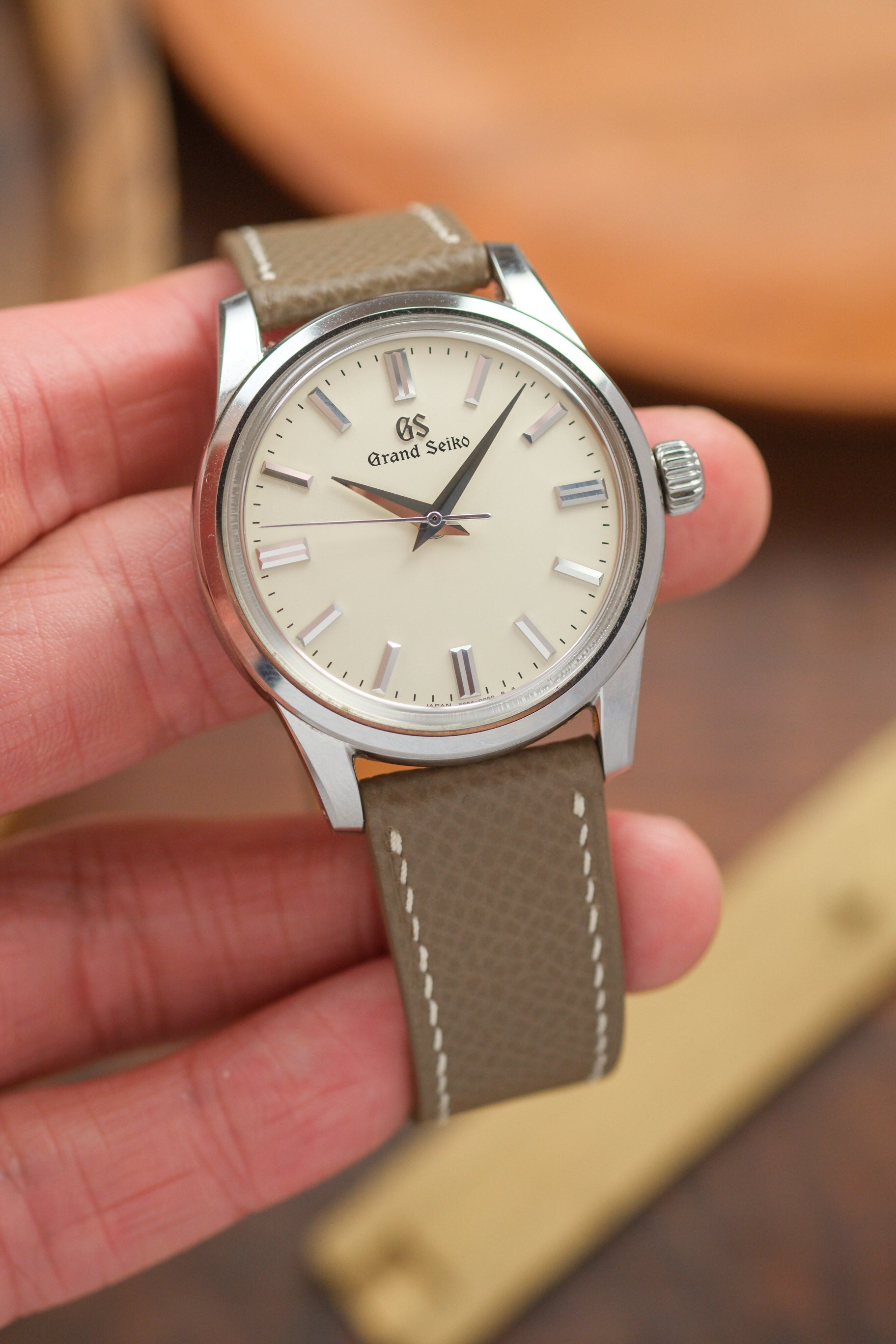 Taupe Epsom Leather Strap (MTO) - Artisan Straps