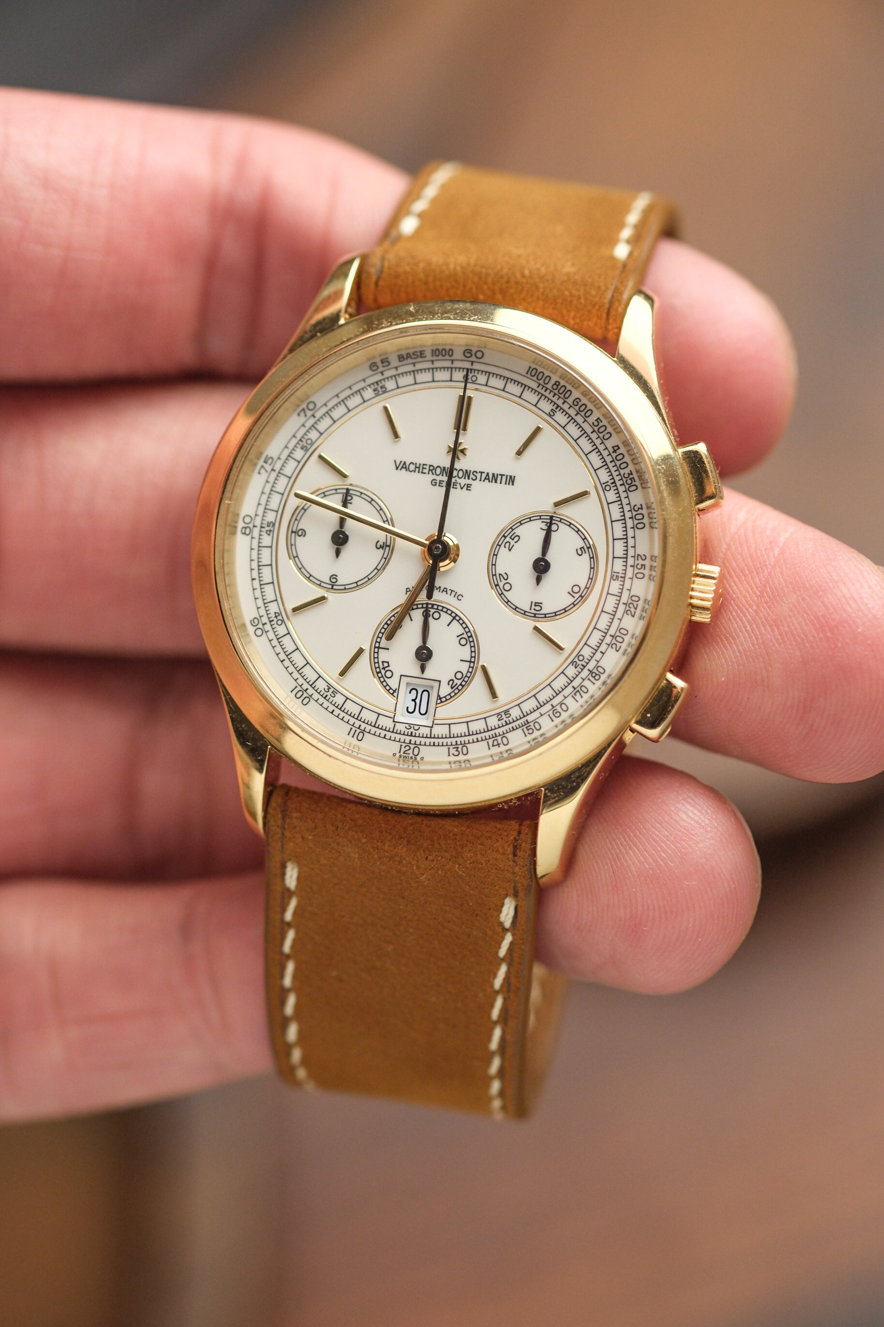 Tan Nubuck Leather Strap