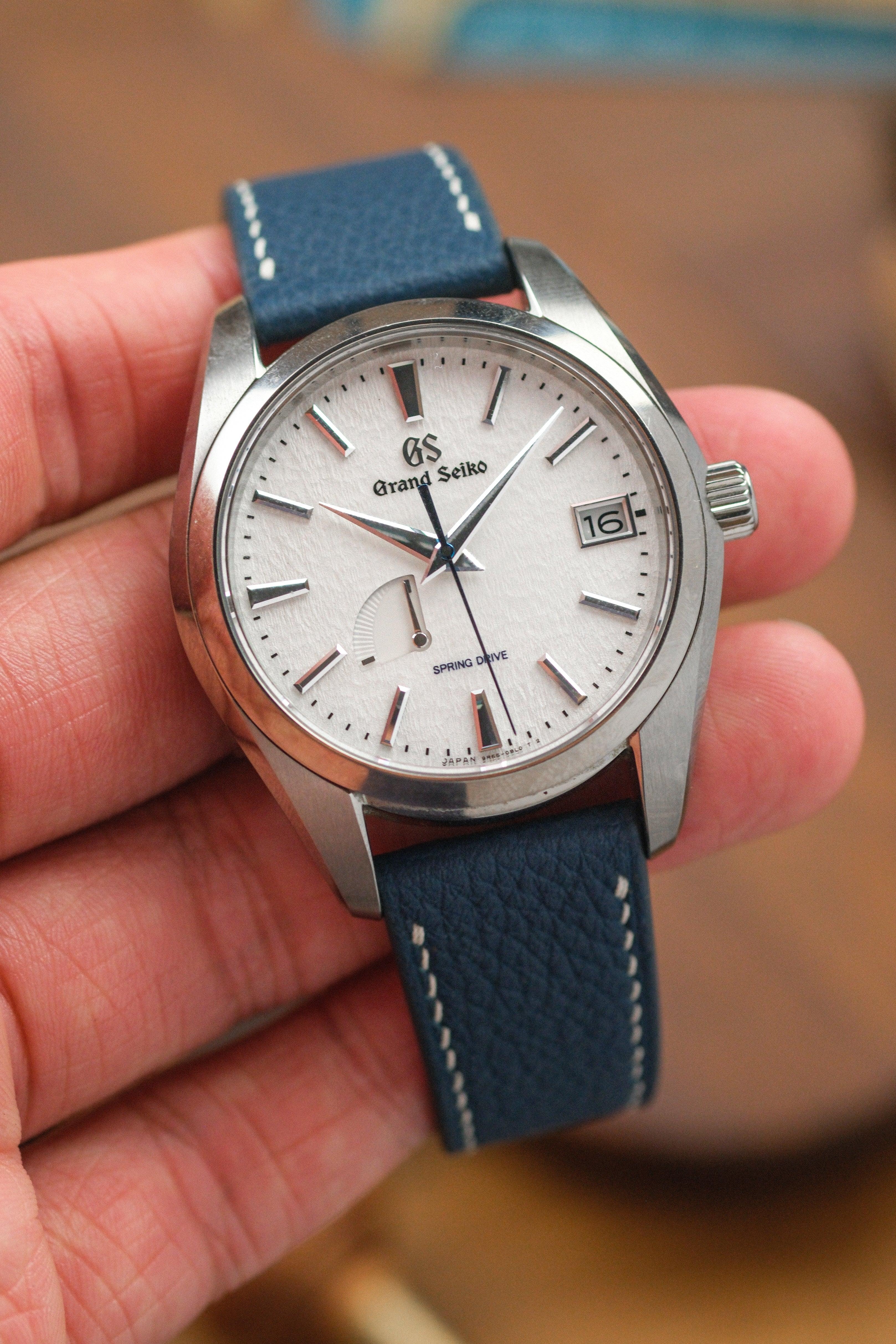 深绿色缩绒小牛皮表带