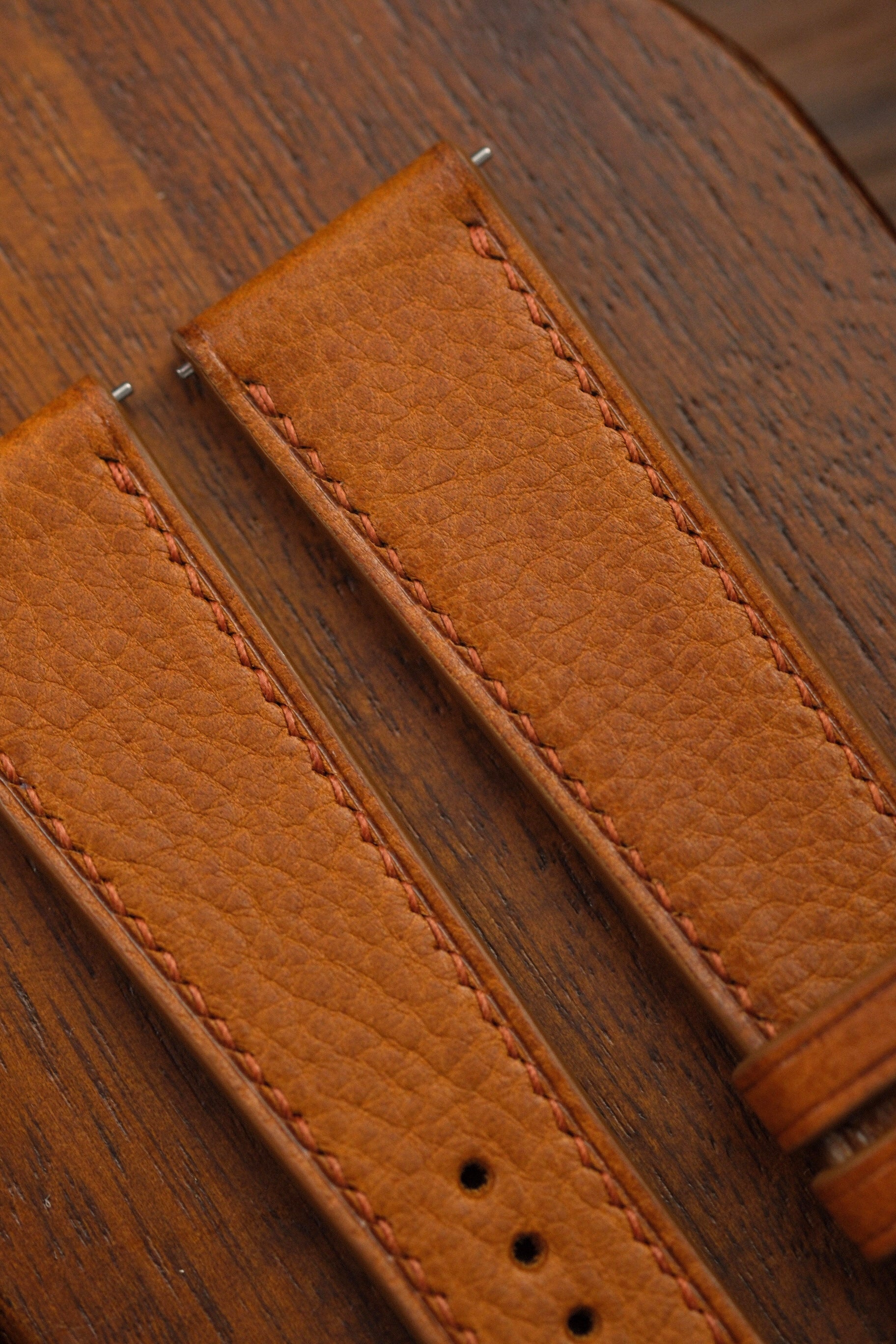Whiskey Minerva Box Leather Strap - Artisan Straps
