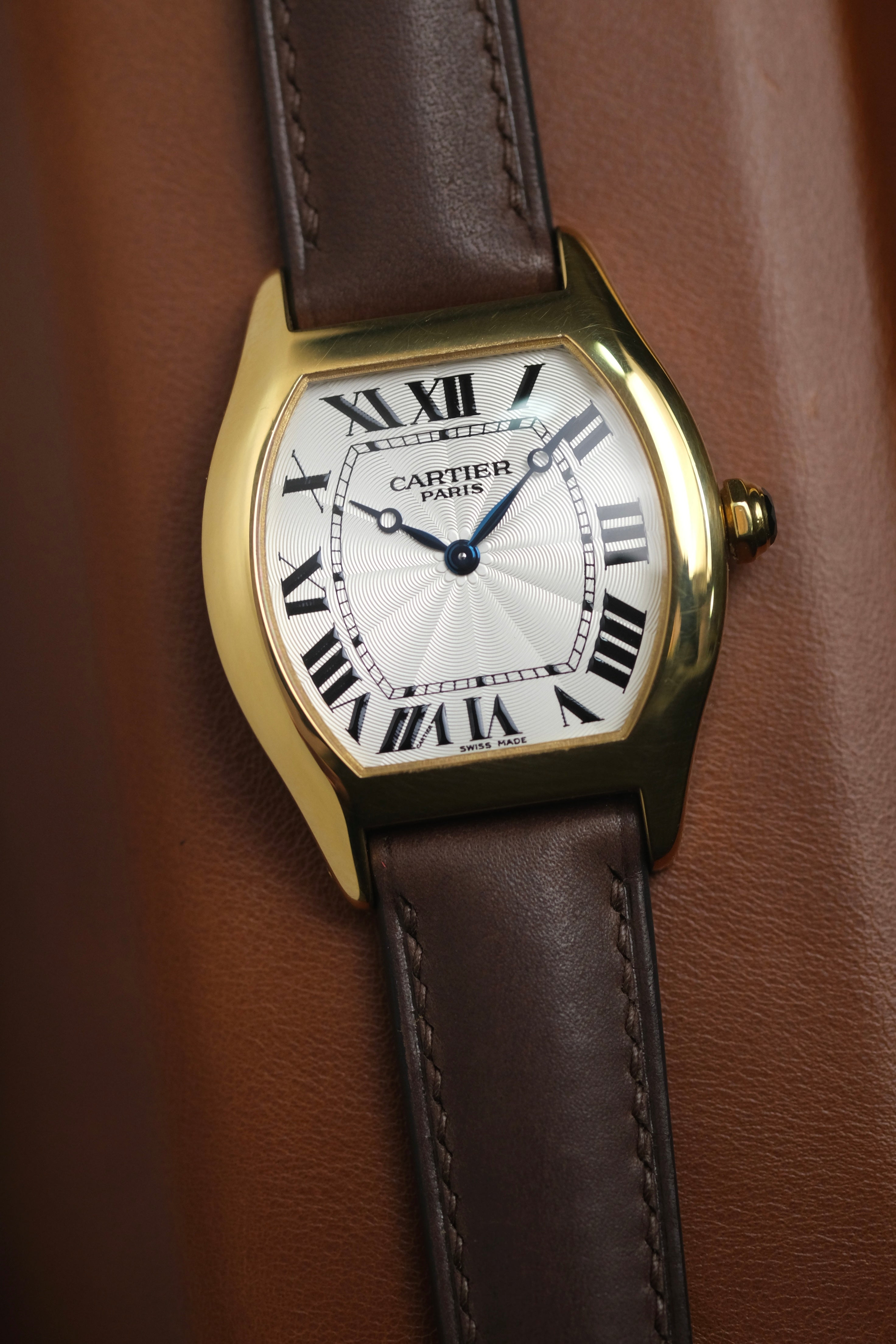 Dark Brown Novonappa (Padded) Leather Strap