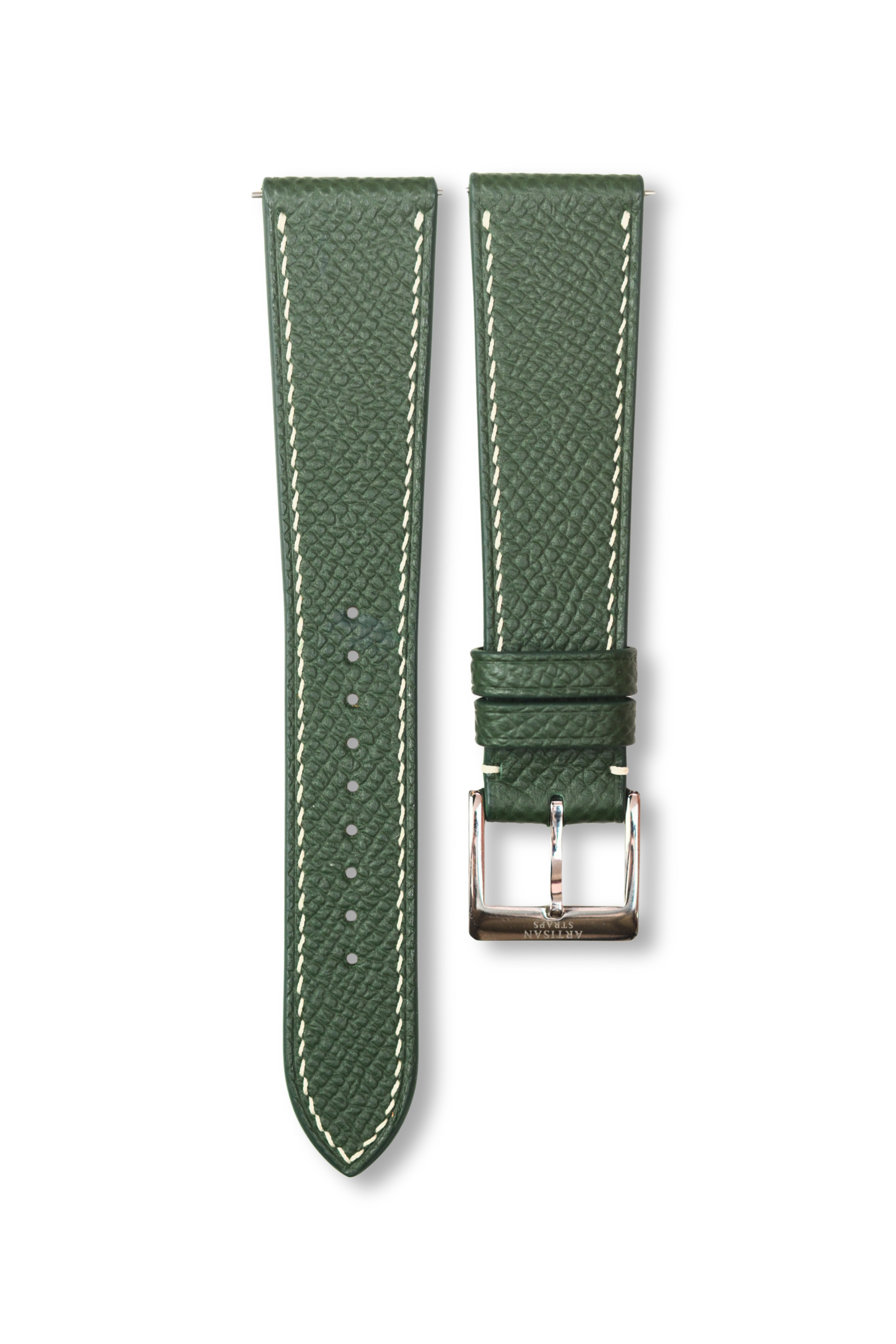 Hunter Green Epsom Leather Strap - Artisan Straps