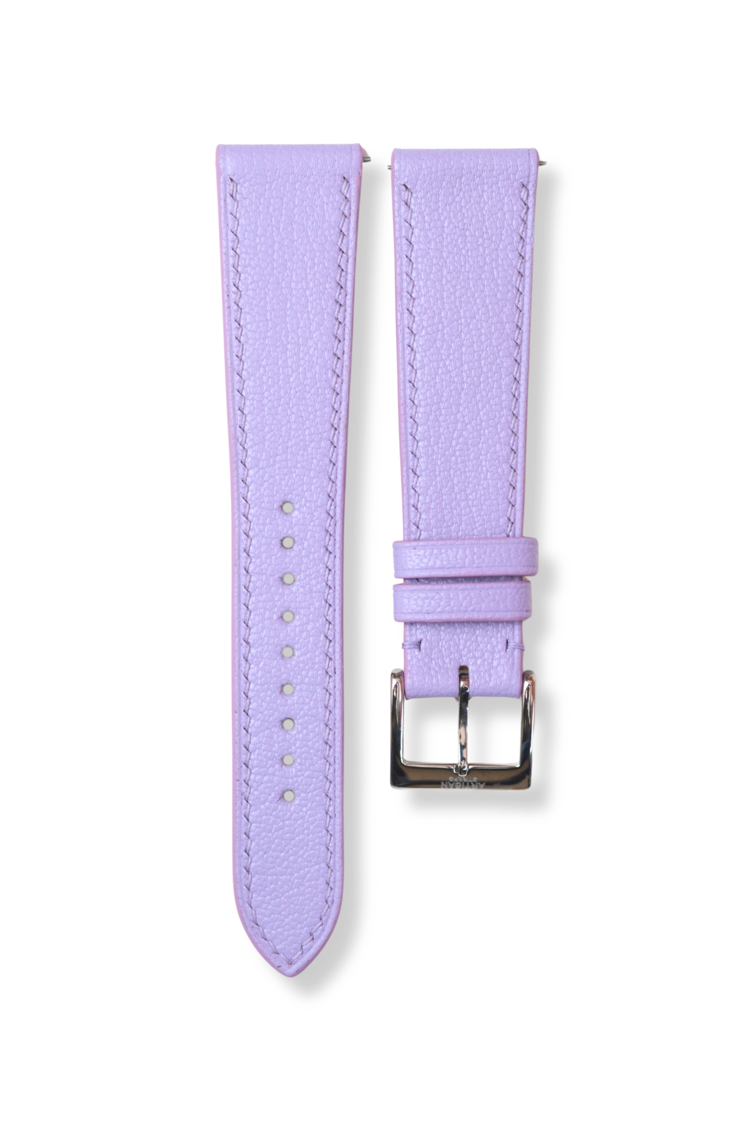 Lavender Chèvre Leather Strap - Artisan Straps