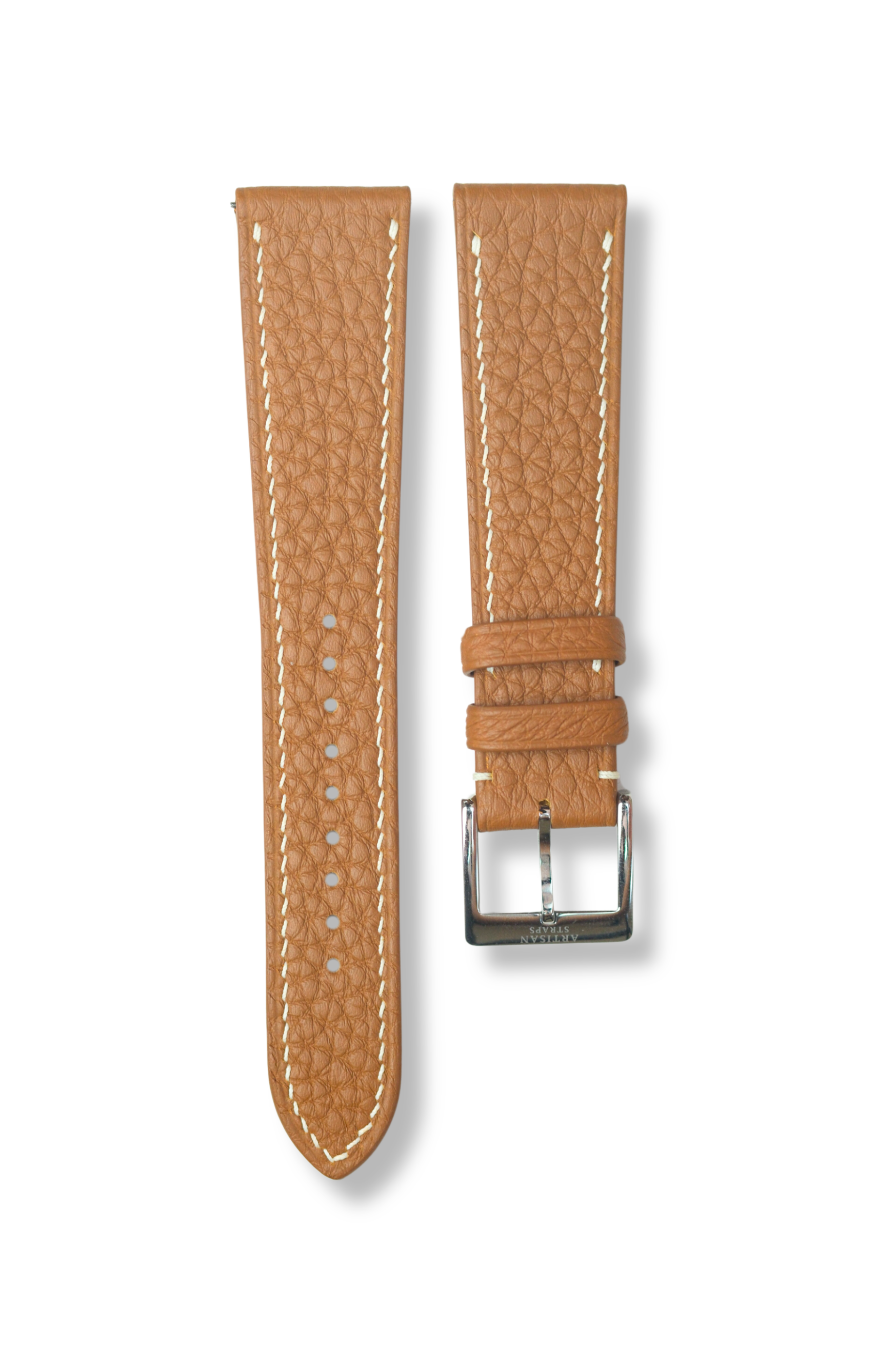 Tan Shrunken Calf Leather Strap
