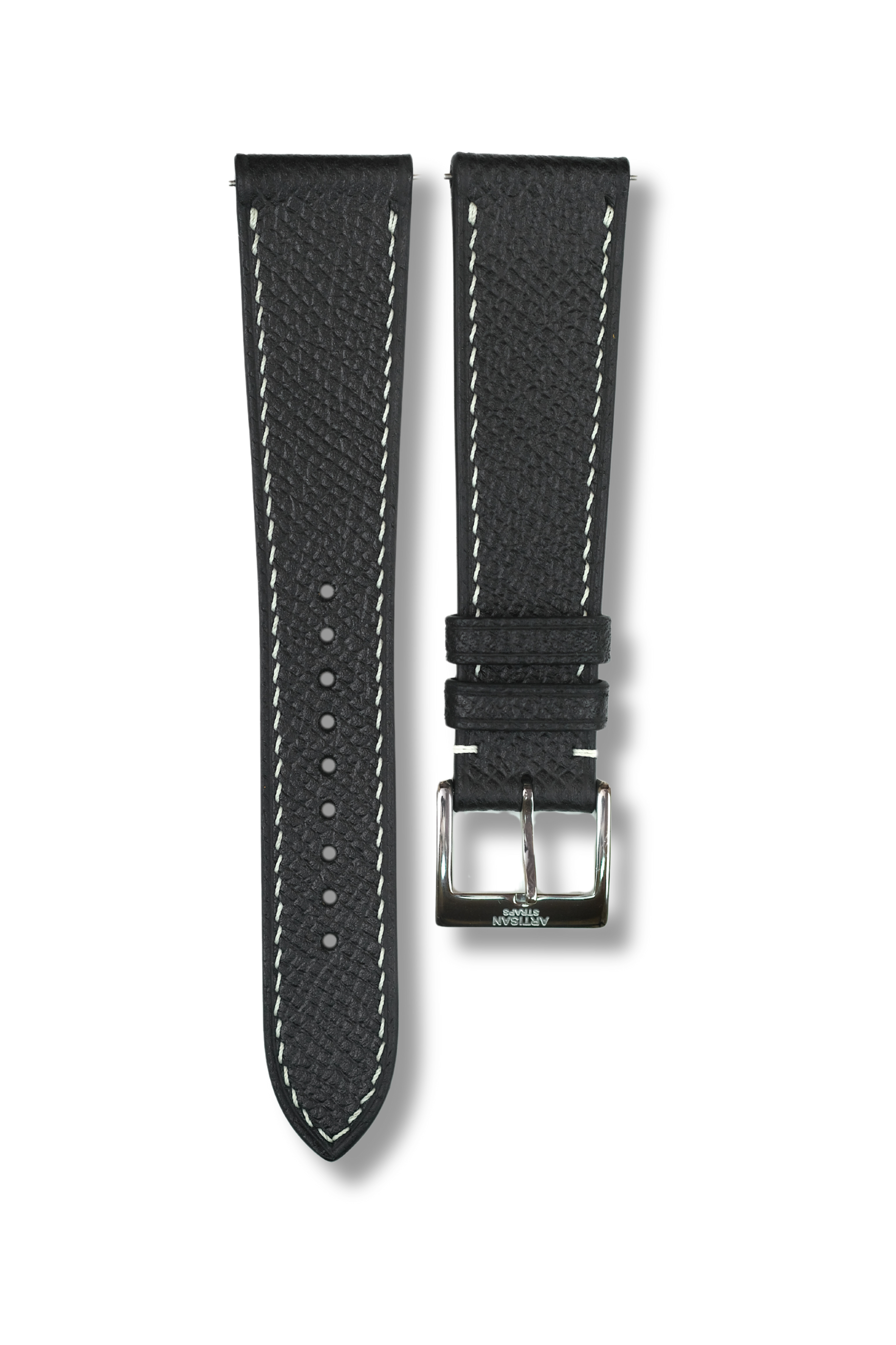 Black Epsom Leather Strap - Artisan Straps