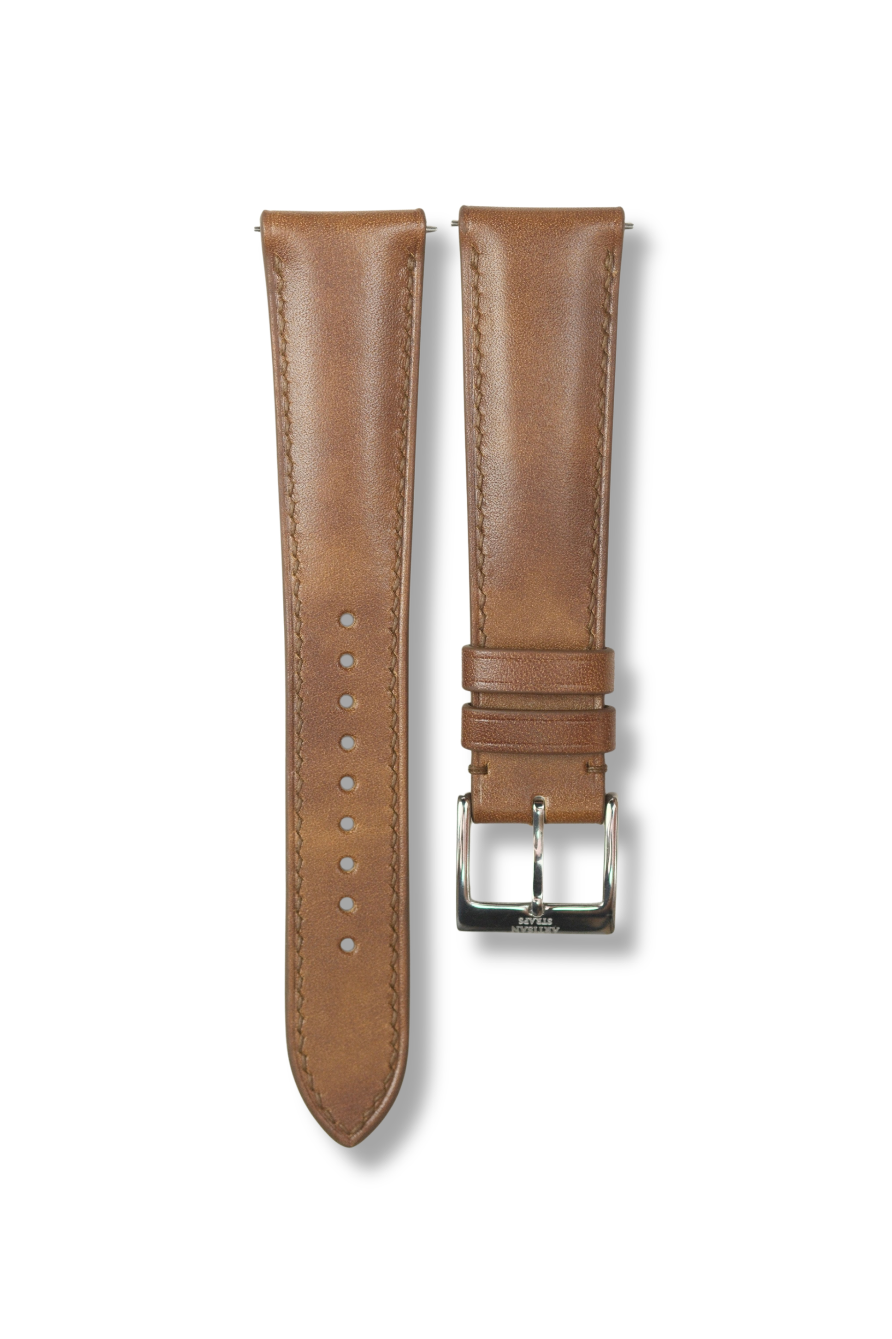 Whiskey Museum Calf (Padded) Leather Strap (Made-to-Order) - Artisan Straps