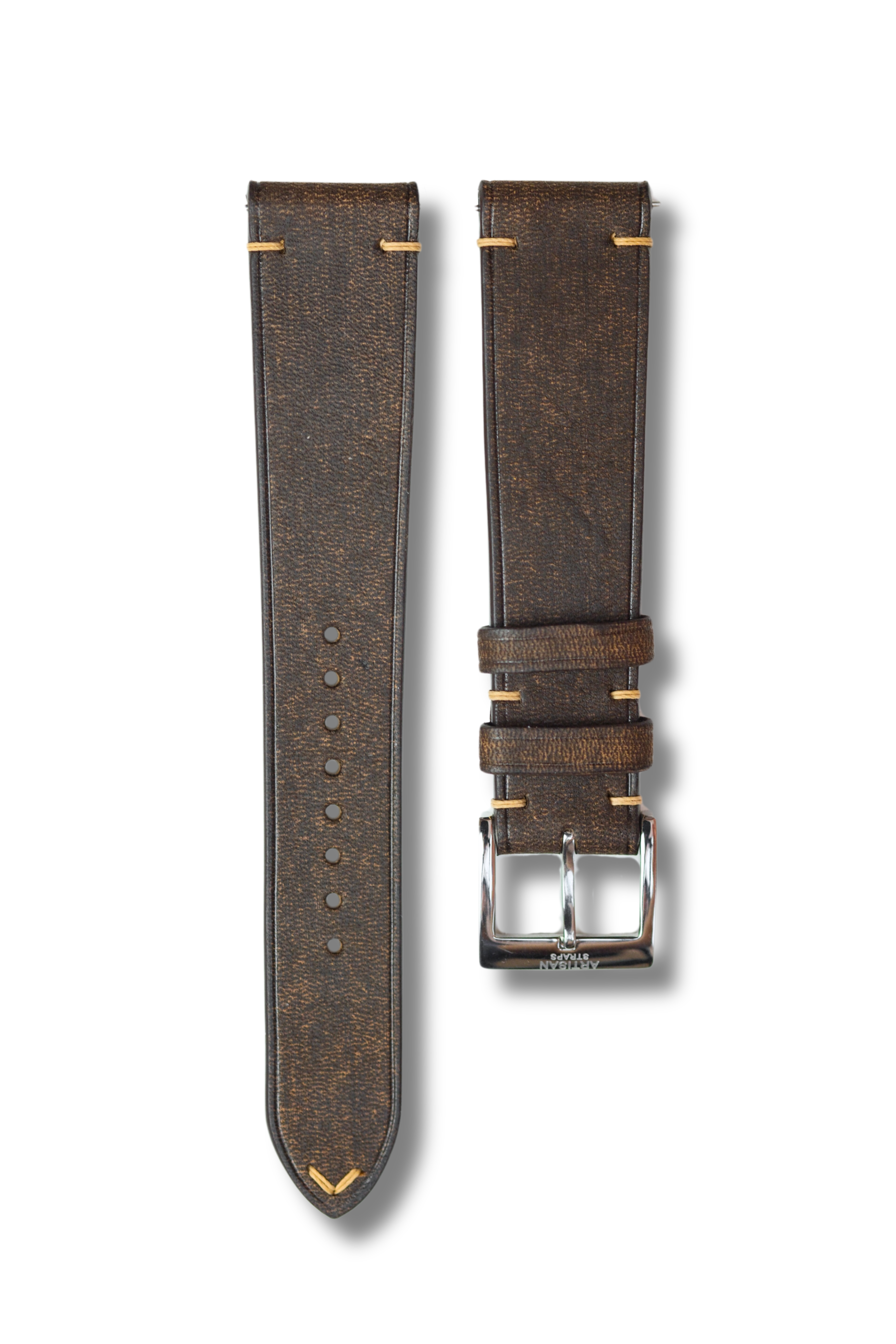 Whiskey Habana (Two-Stitch) Leather Strap - Artisan Straps