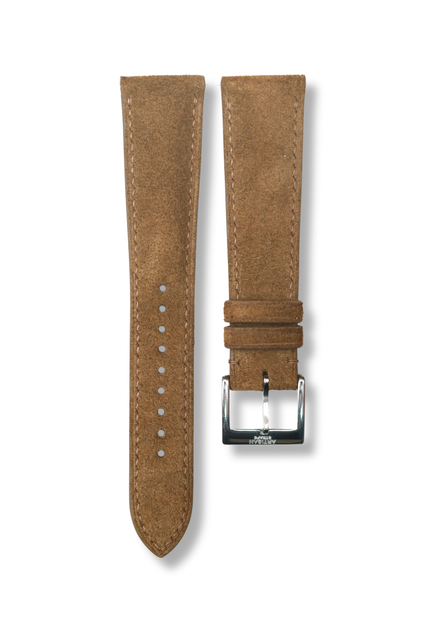 Whiskey Suede (Padded) Leather Strap - Artisan Straps