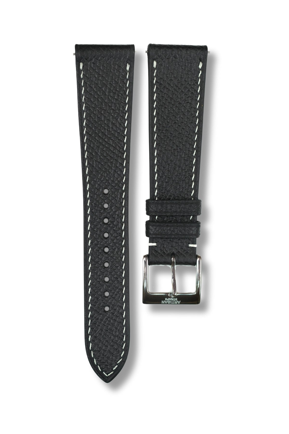 Black Epsom Leather Strap - Artisan Straps