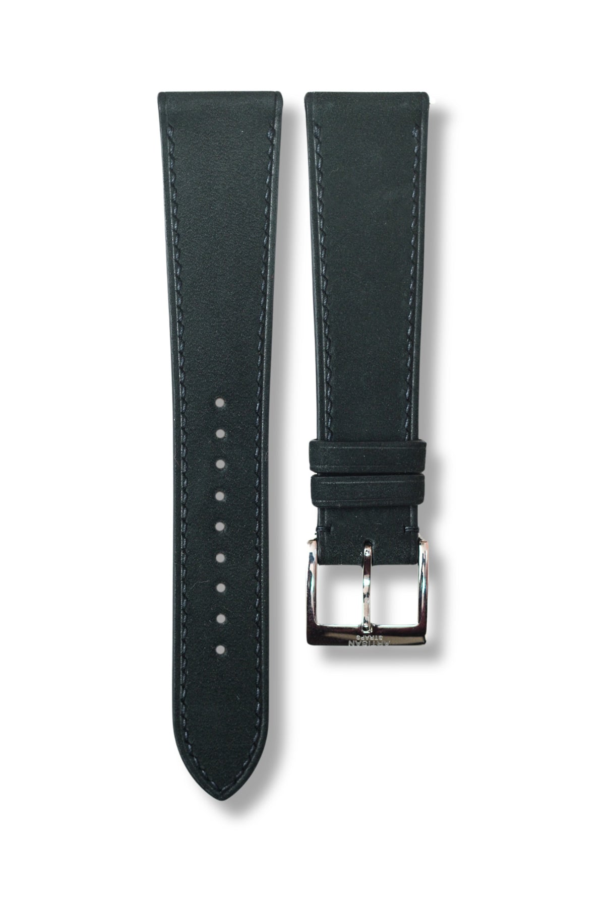 Black Nubuck Leather Strap - Artisan Straps