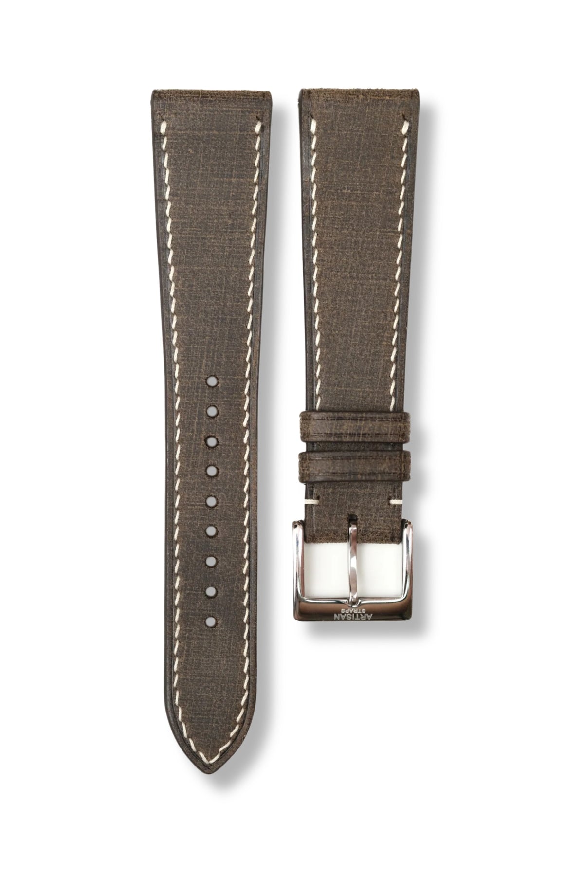Dark Brown Babele Leather Strap (Made-to-Order) - Artisan Straps