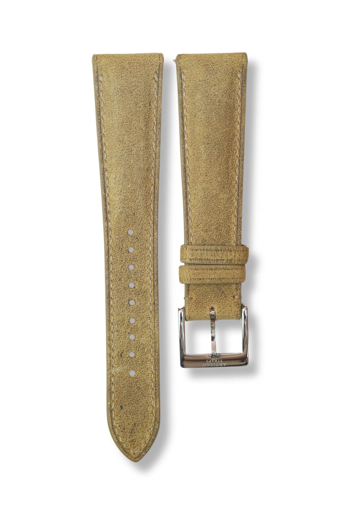Desert Sand African Kudu (Padded) Leather Strap (Made-to-Order) - Artisan Straps