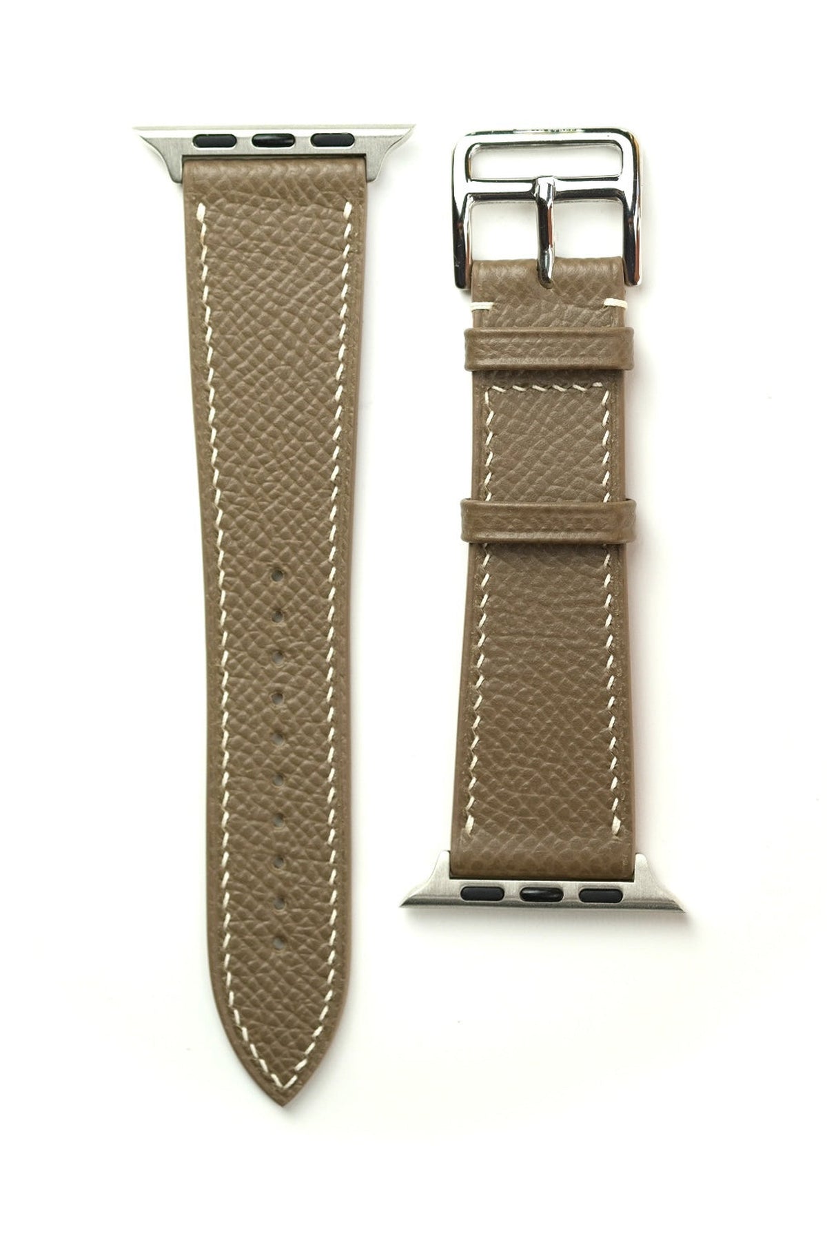 Epsom Apple Watch Strap in Taupe - Artisan Straps