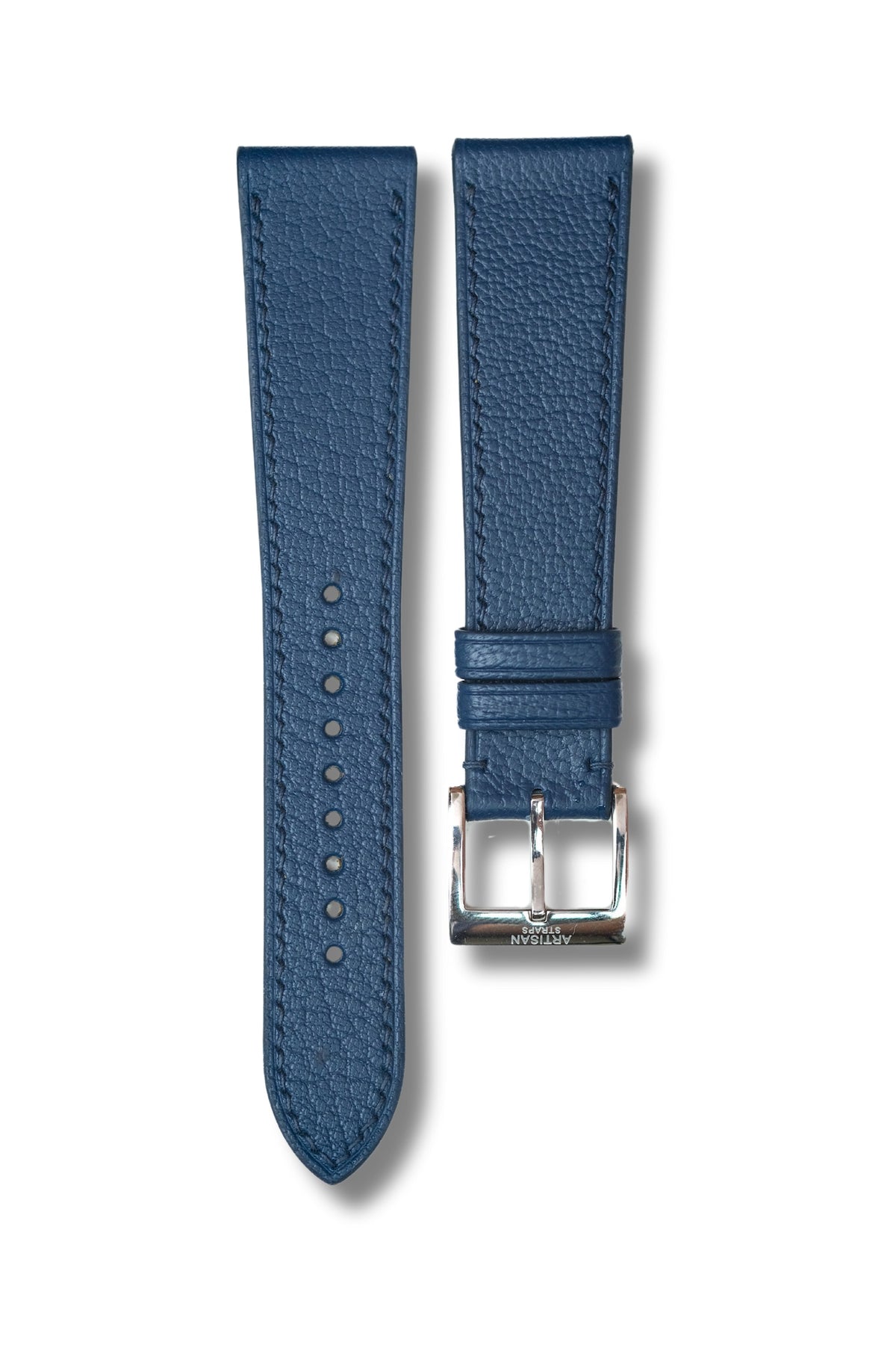 Navy Chèvre Leather Strap - Artisan Straps